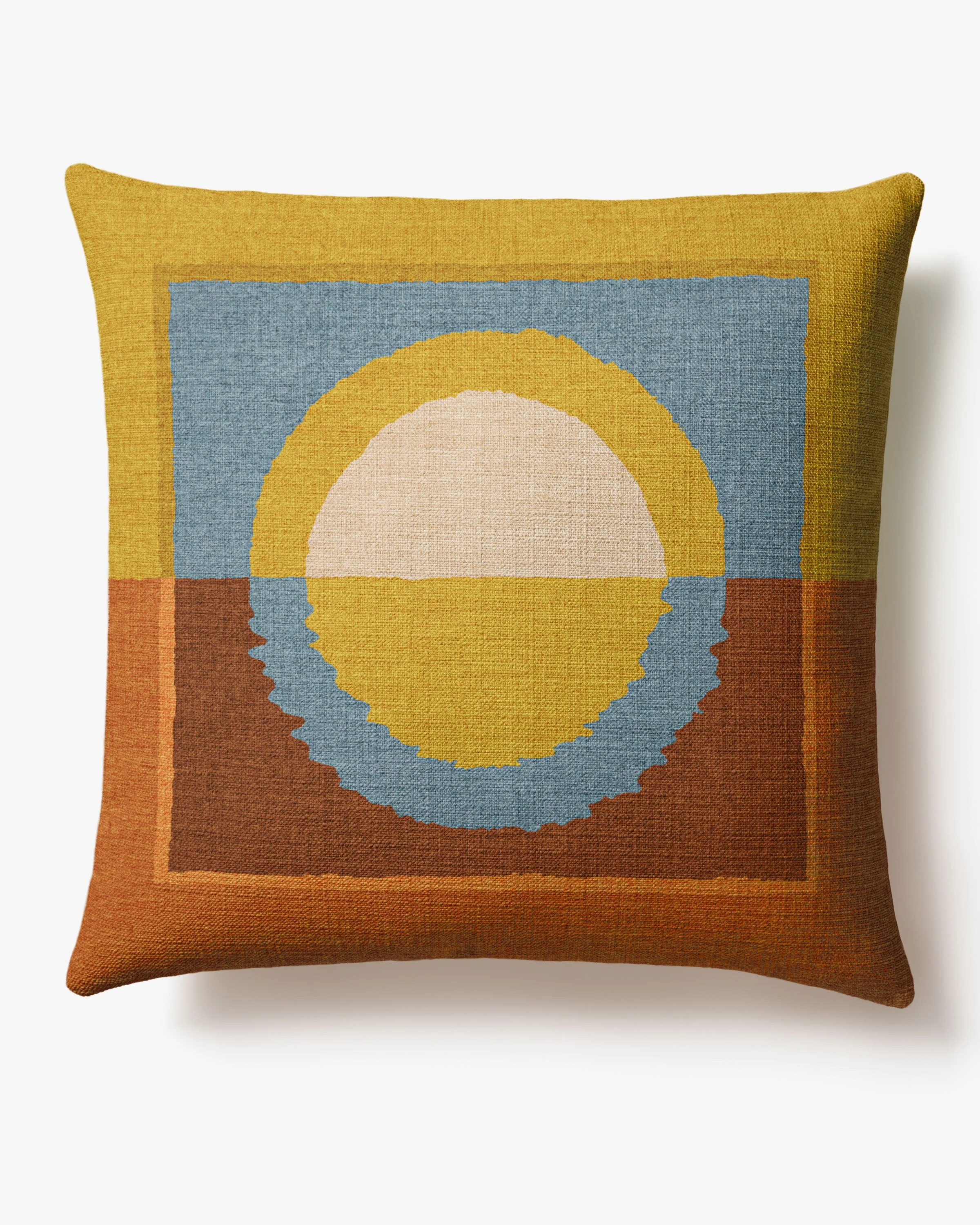 Serene Multicolor Woven Throw Pillow by Justina Blakeney - Image 3