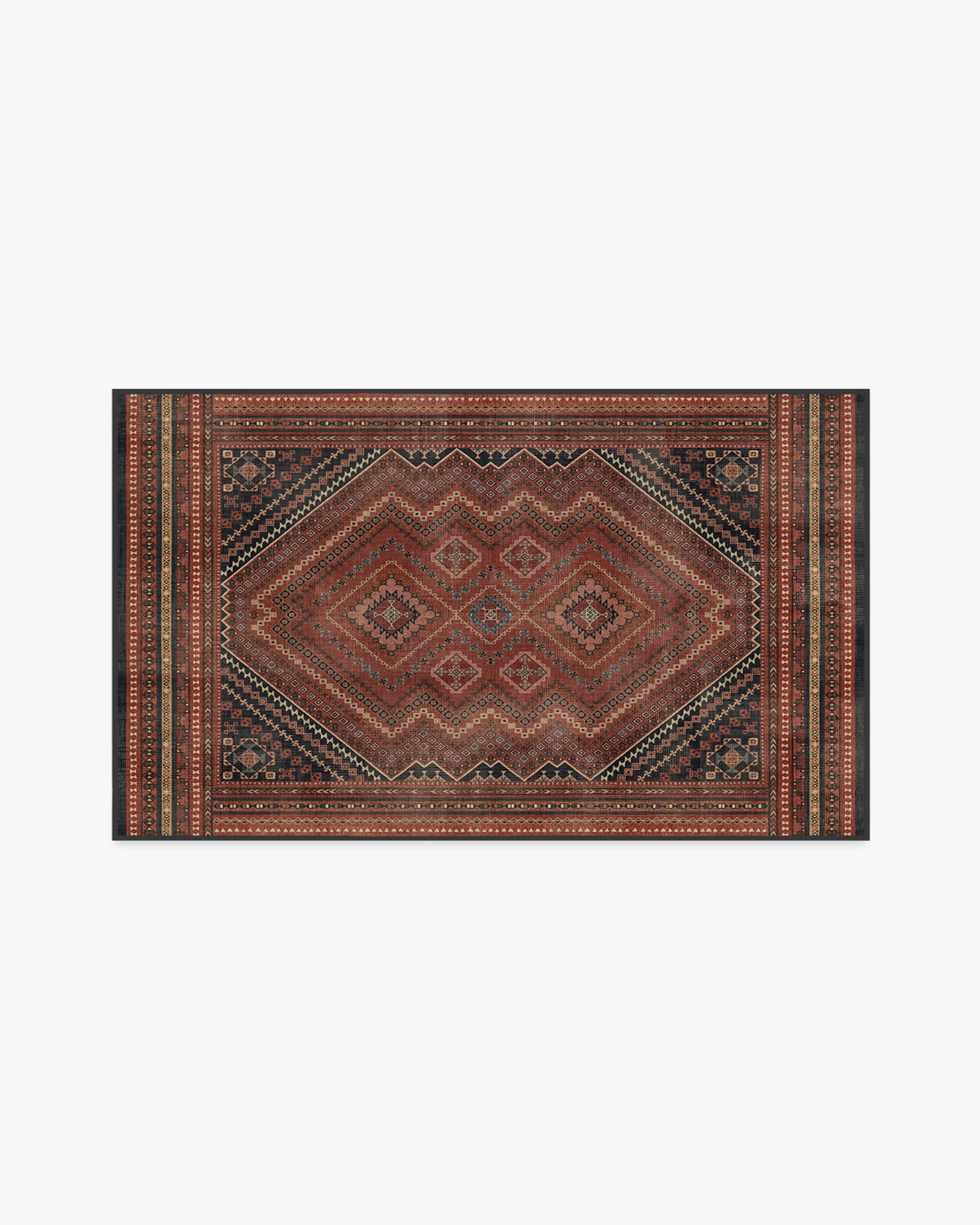 Kaden Amber Red Flatwoven Rug - Image 13