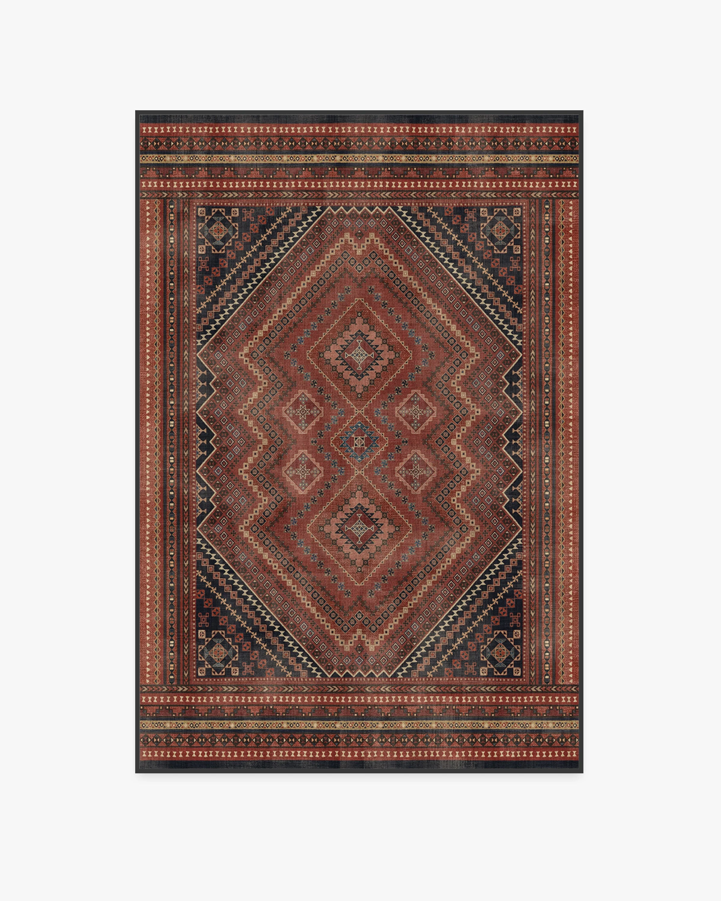 Kaden Amber Red Flatwoven Rug - Image 14