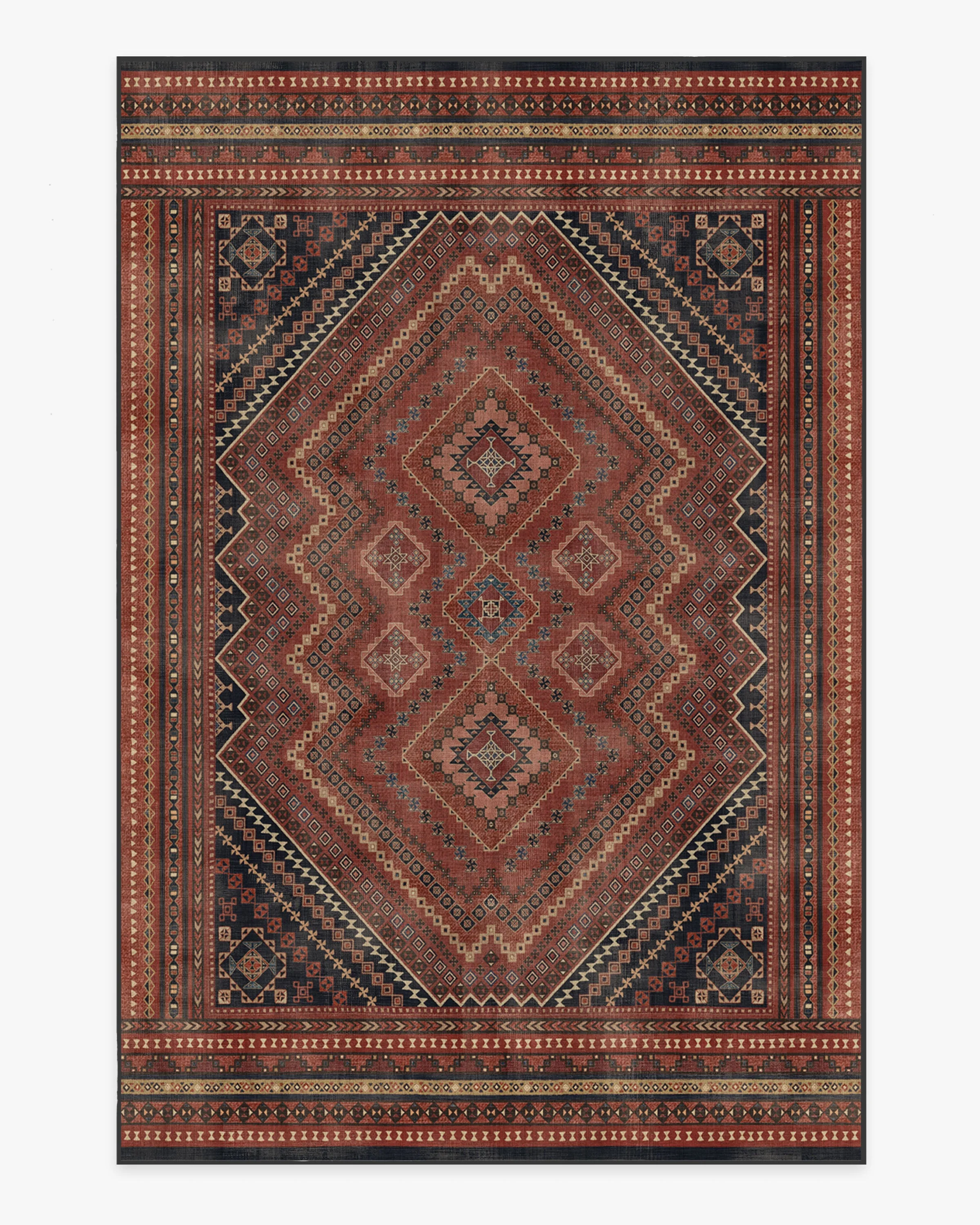 Kaden Amber Red Flatwoven Rug - Image 15