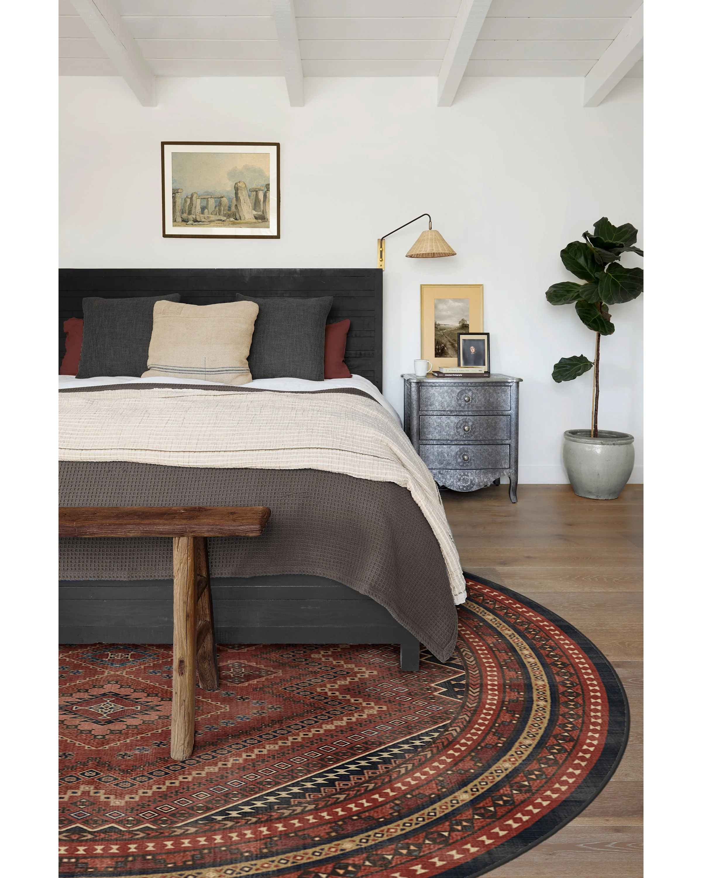 Kaden Amber Red Flatwoven Rug - Image 7