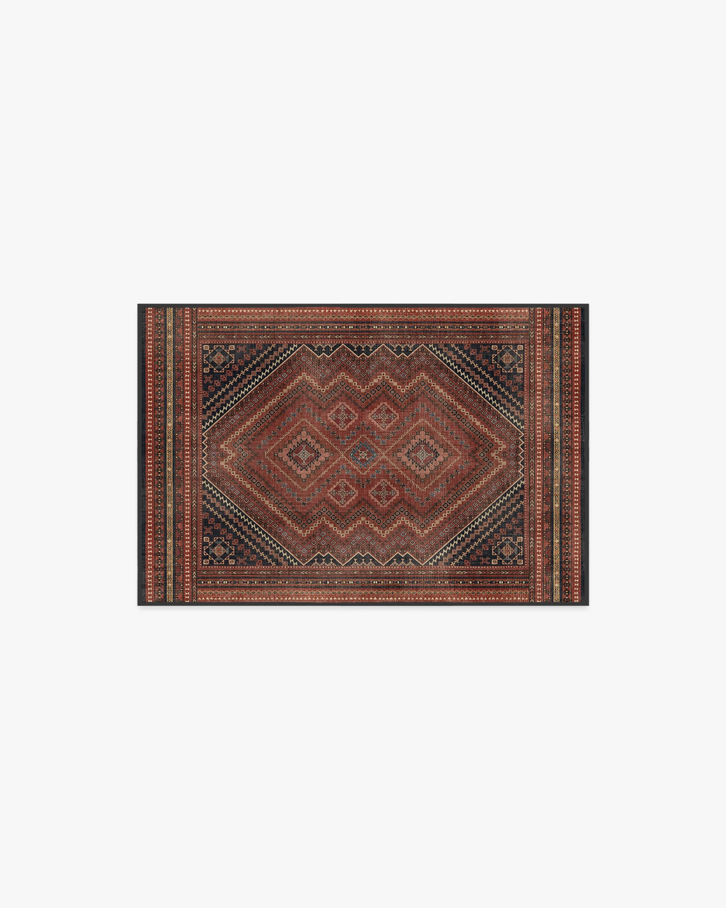 Kaden Amber Red Flatwoven Rug - Image 9