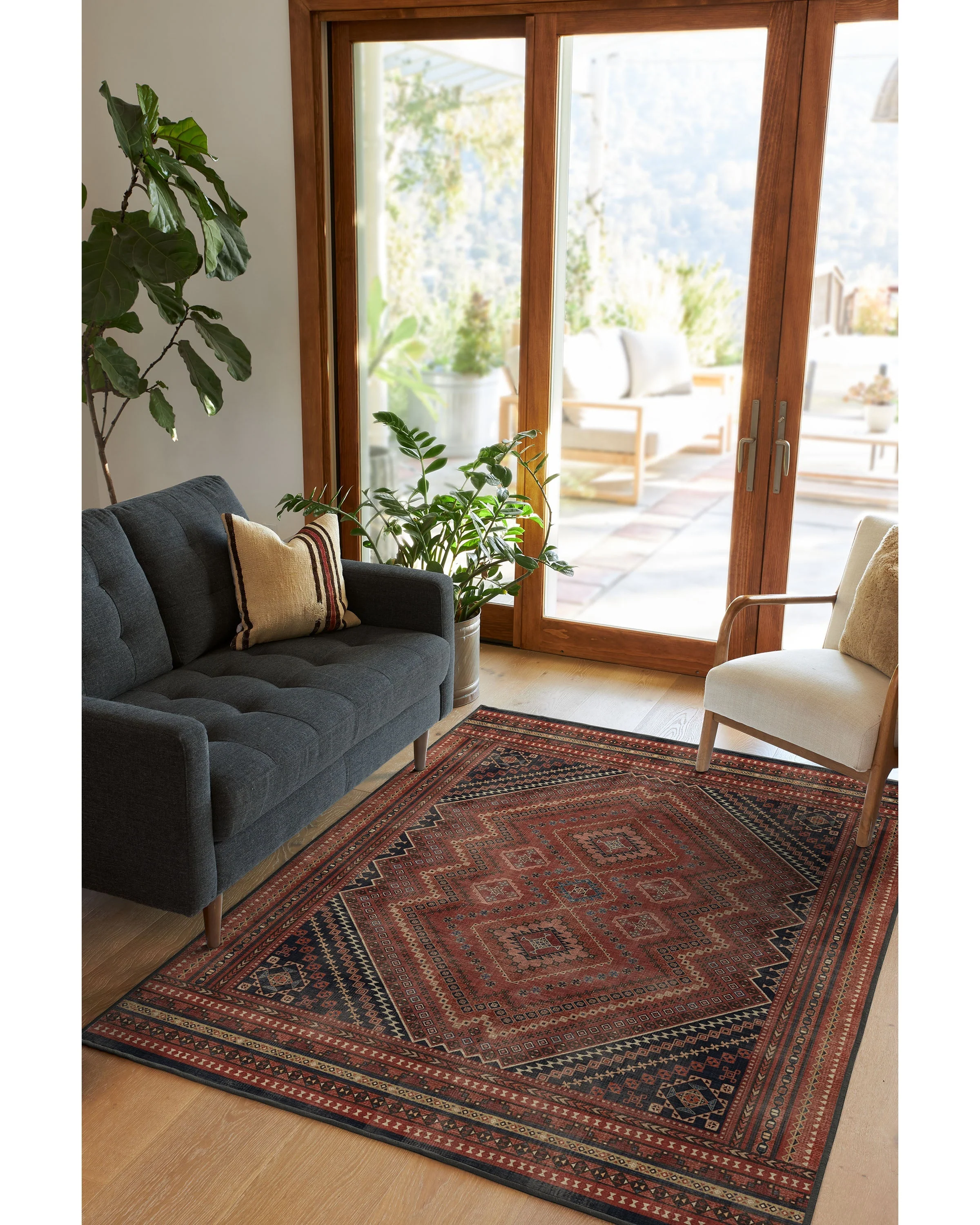 Kaden Amber Red Rug - Image 16