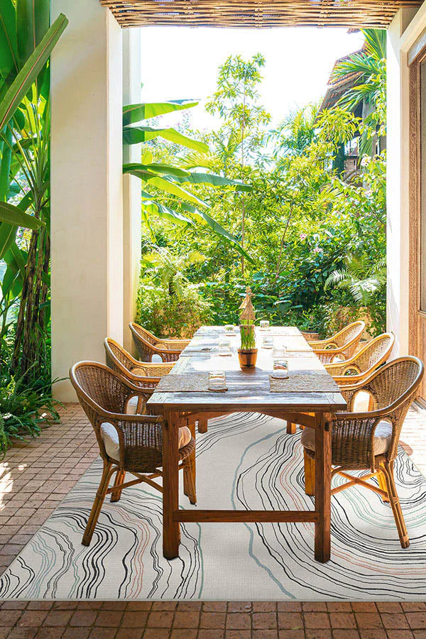Kalder Sandstone Outdoor Rug - Image 6