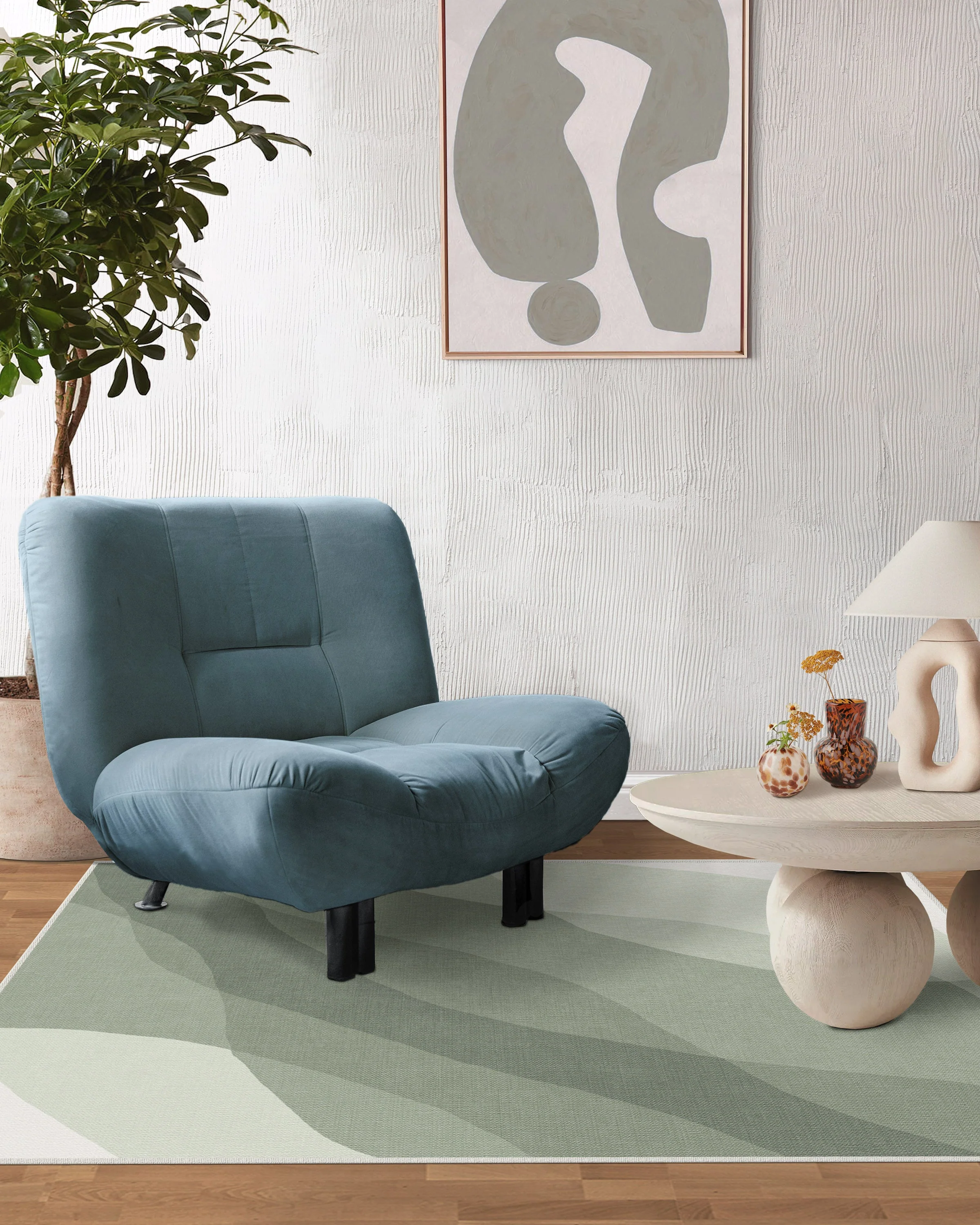 Kallan Sage Green Flatwoven Rug - Image 6