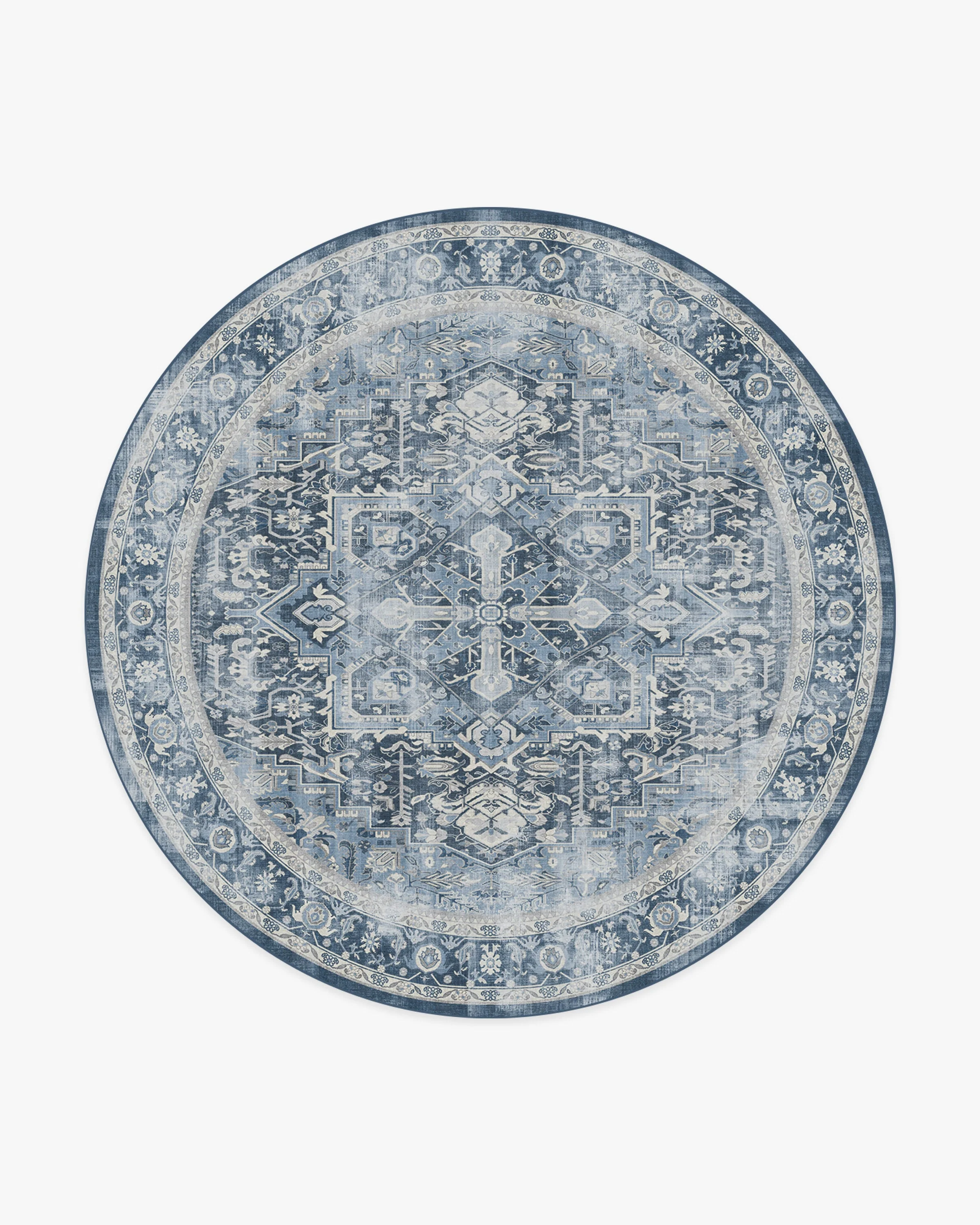 Kamran Admiral Blue Flatwoven Rug - Image 20
