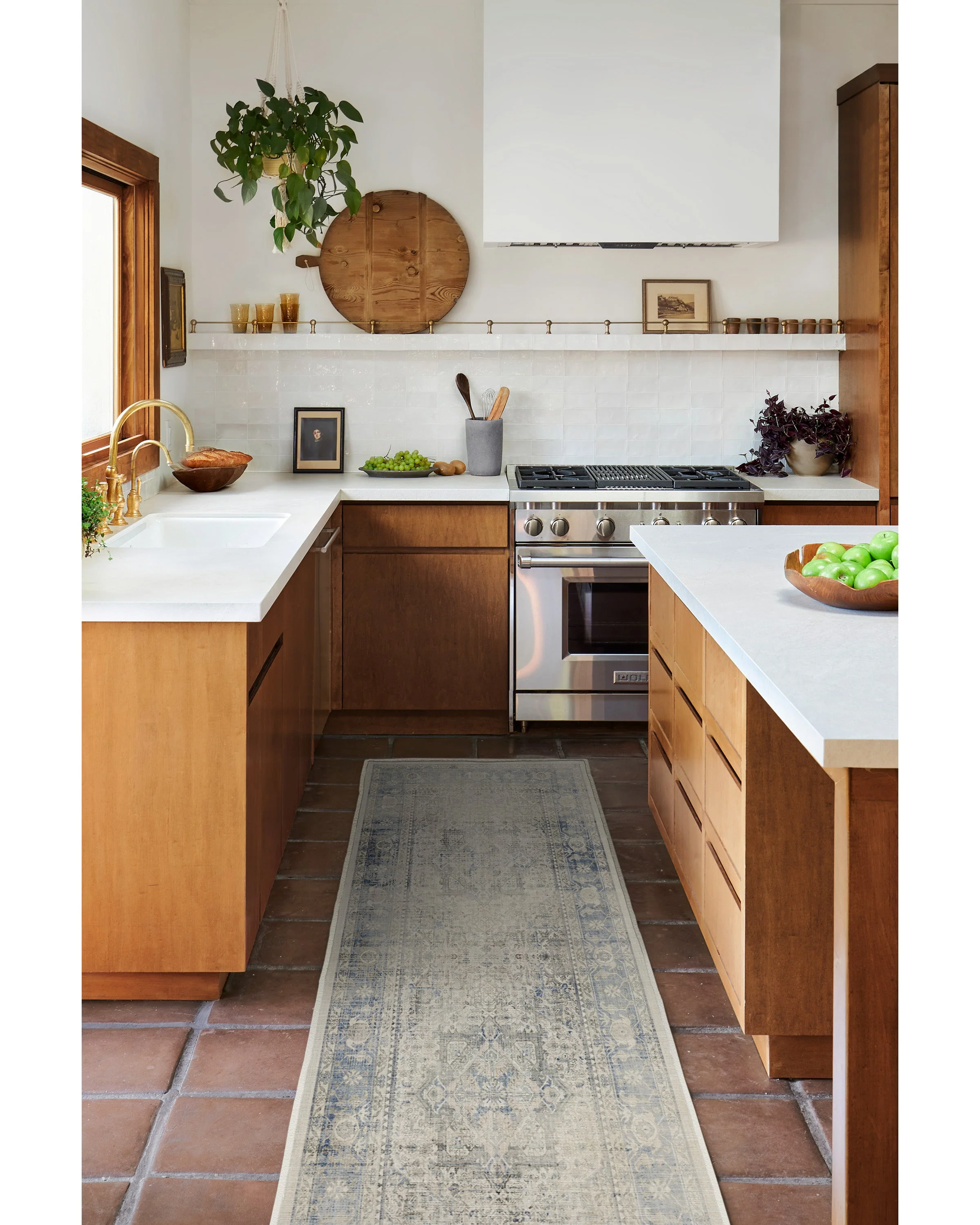 Kamran Blue Quartz Flatwoven Rug - Image 4