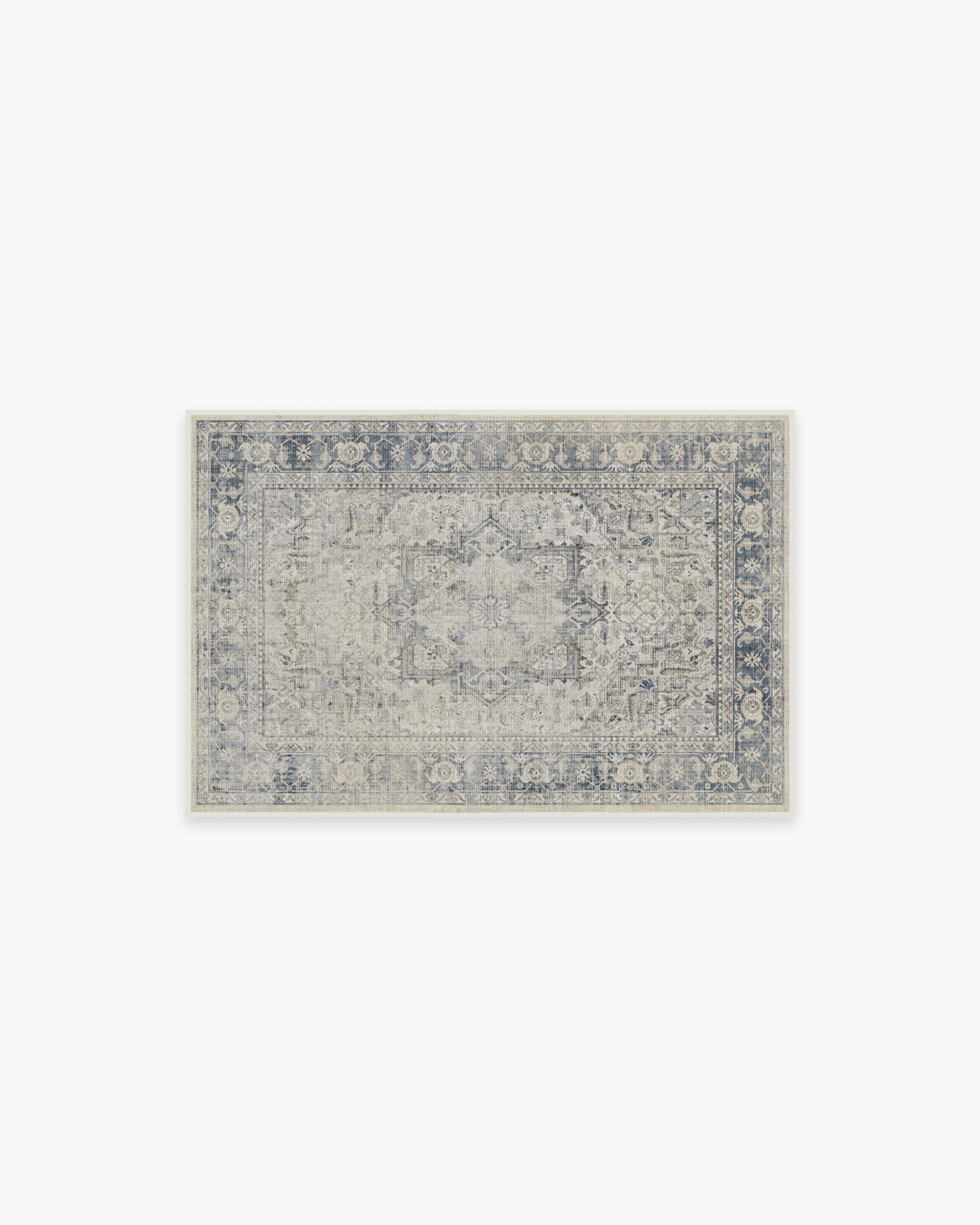 Kamran Blue Quartz Flatwoven Rug - Image 9