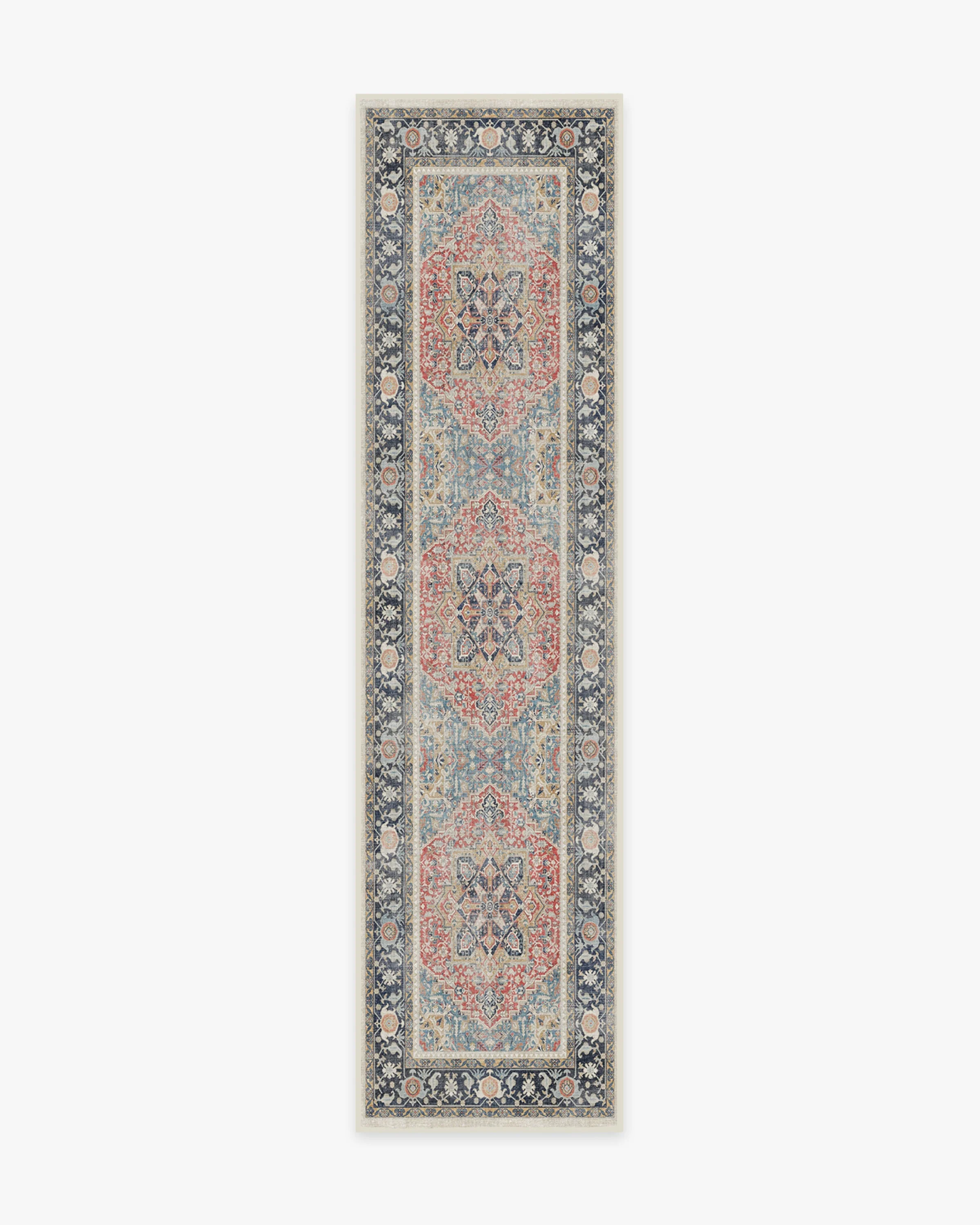 Kamran Cayenne Red Rug - Image 4