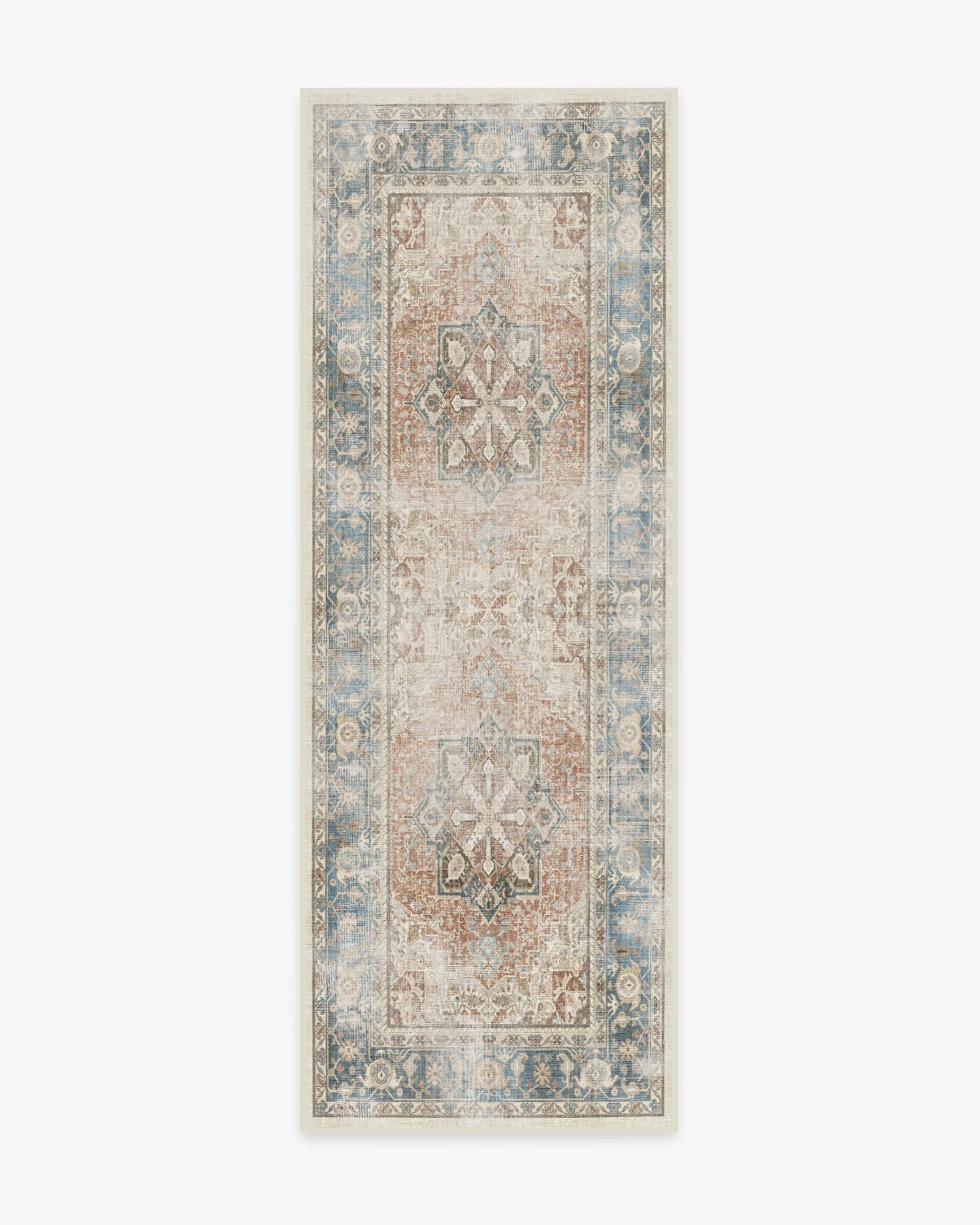 Kamran Coral Flatwoven Rug - Image 10