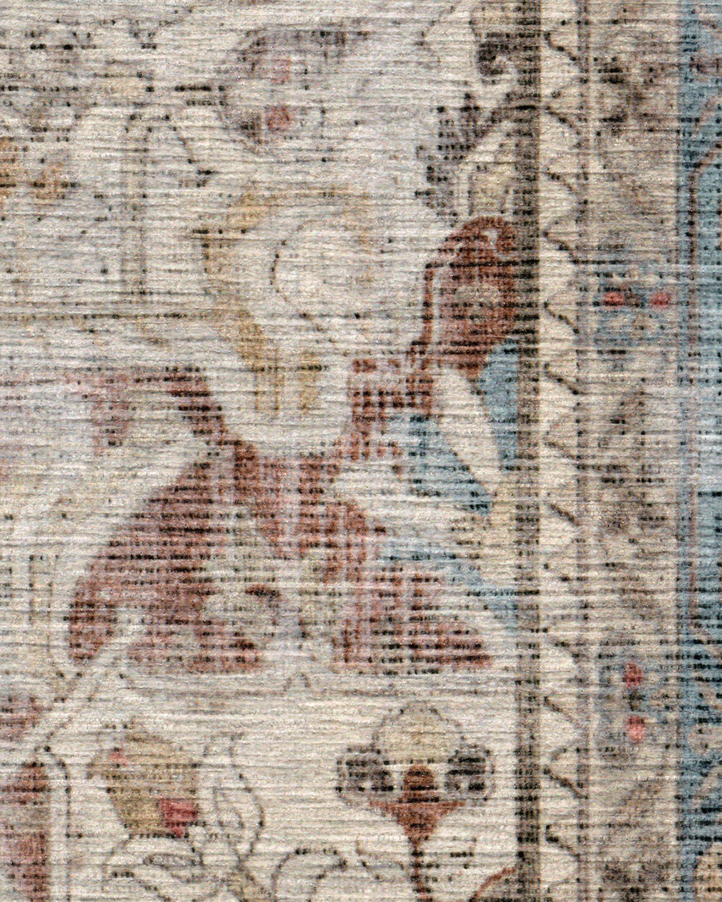 Kamran Coral Flatwoven Rug - Image 2