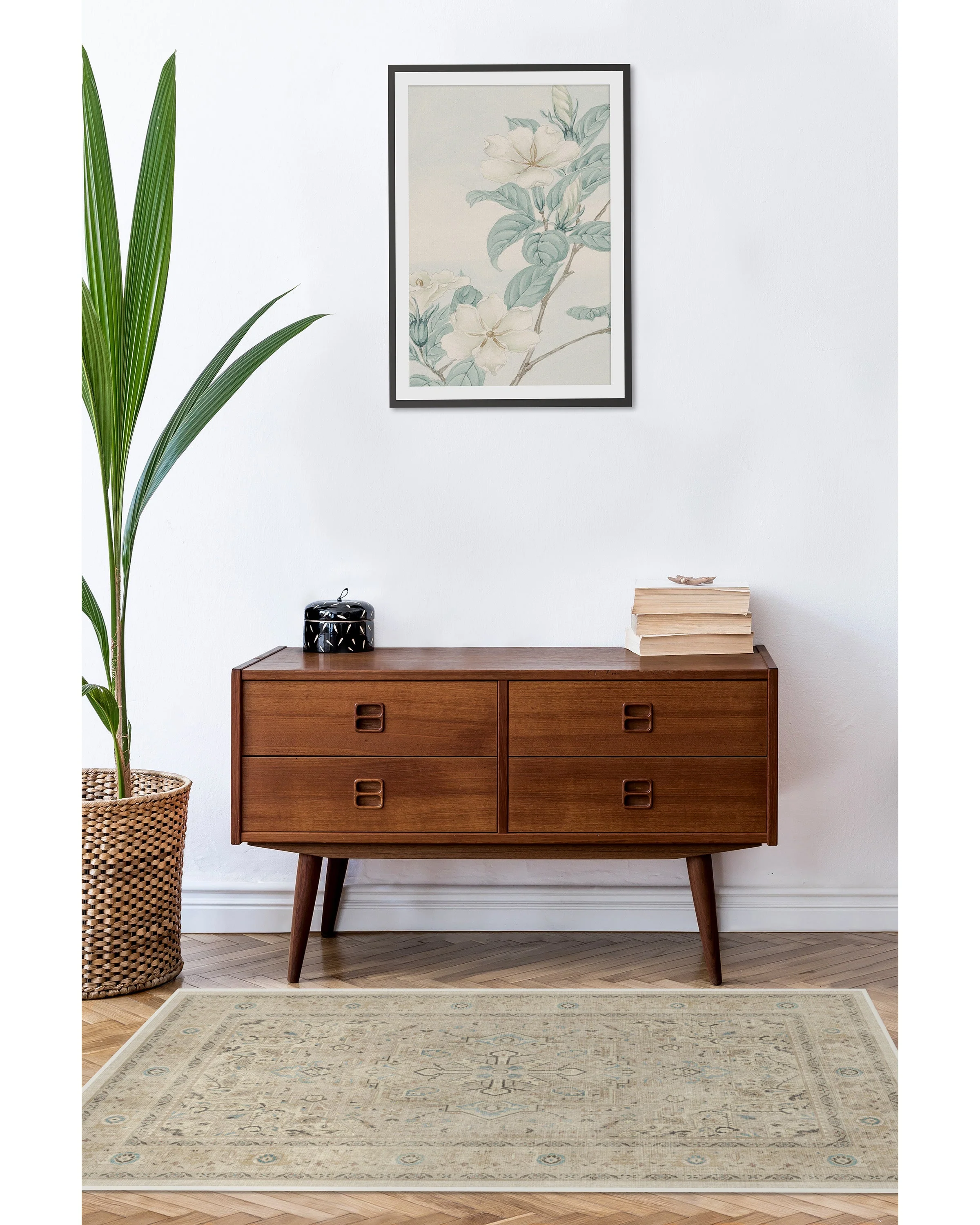 Kamran Ivory Opal Flatwoven Rug - Image 6