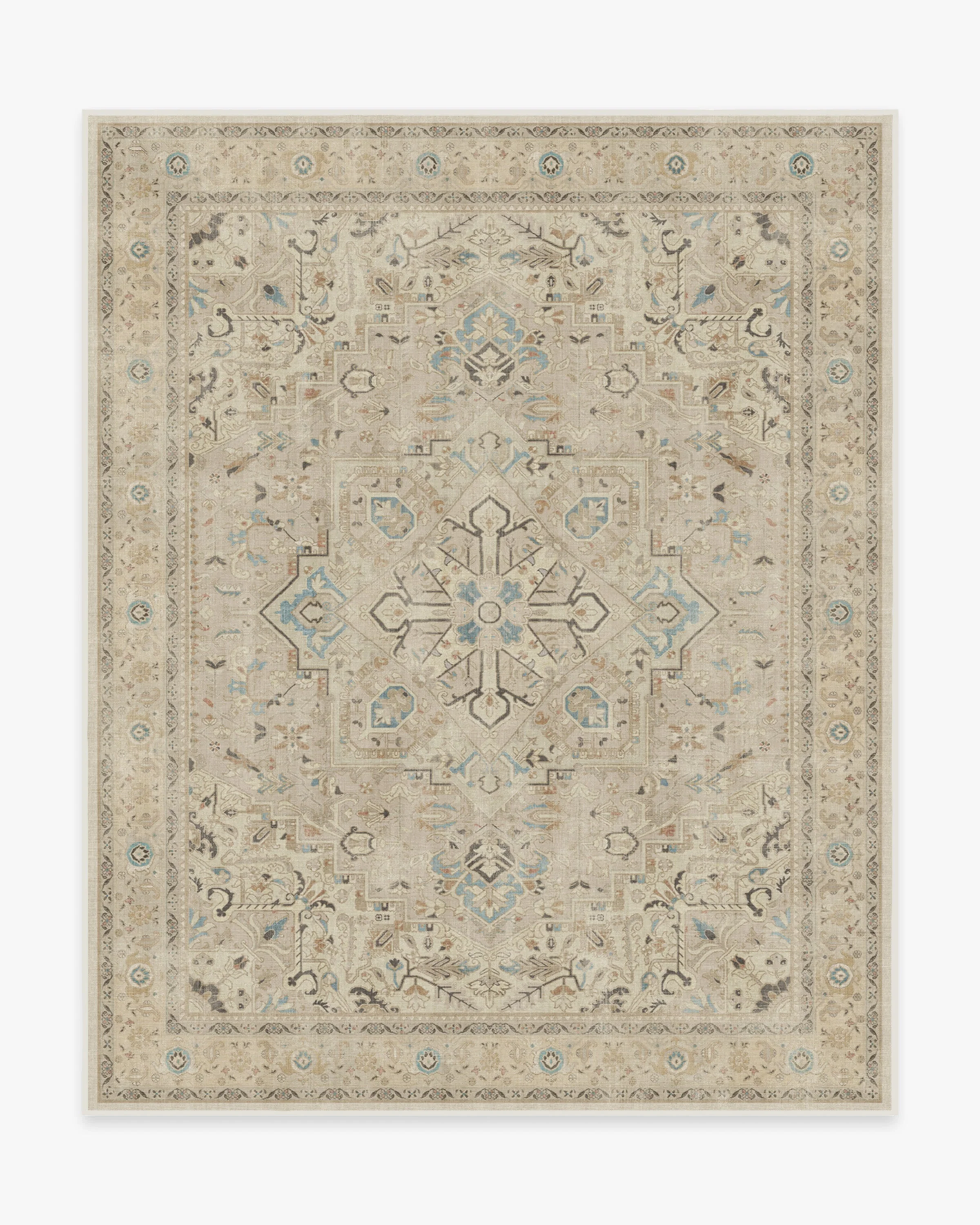 Kamran Ivory Opal Rug - Image 9