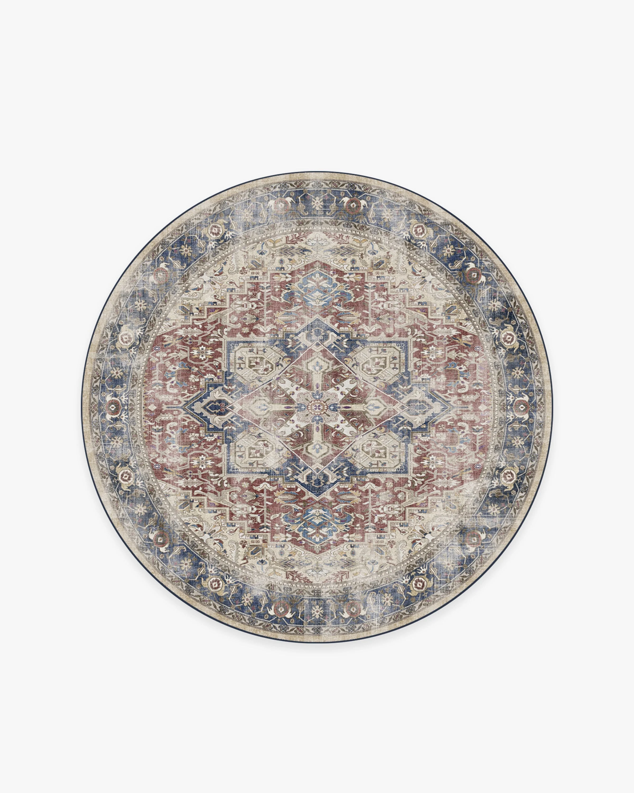 Kamran Royal Blue Rug - Image 11