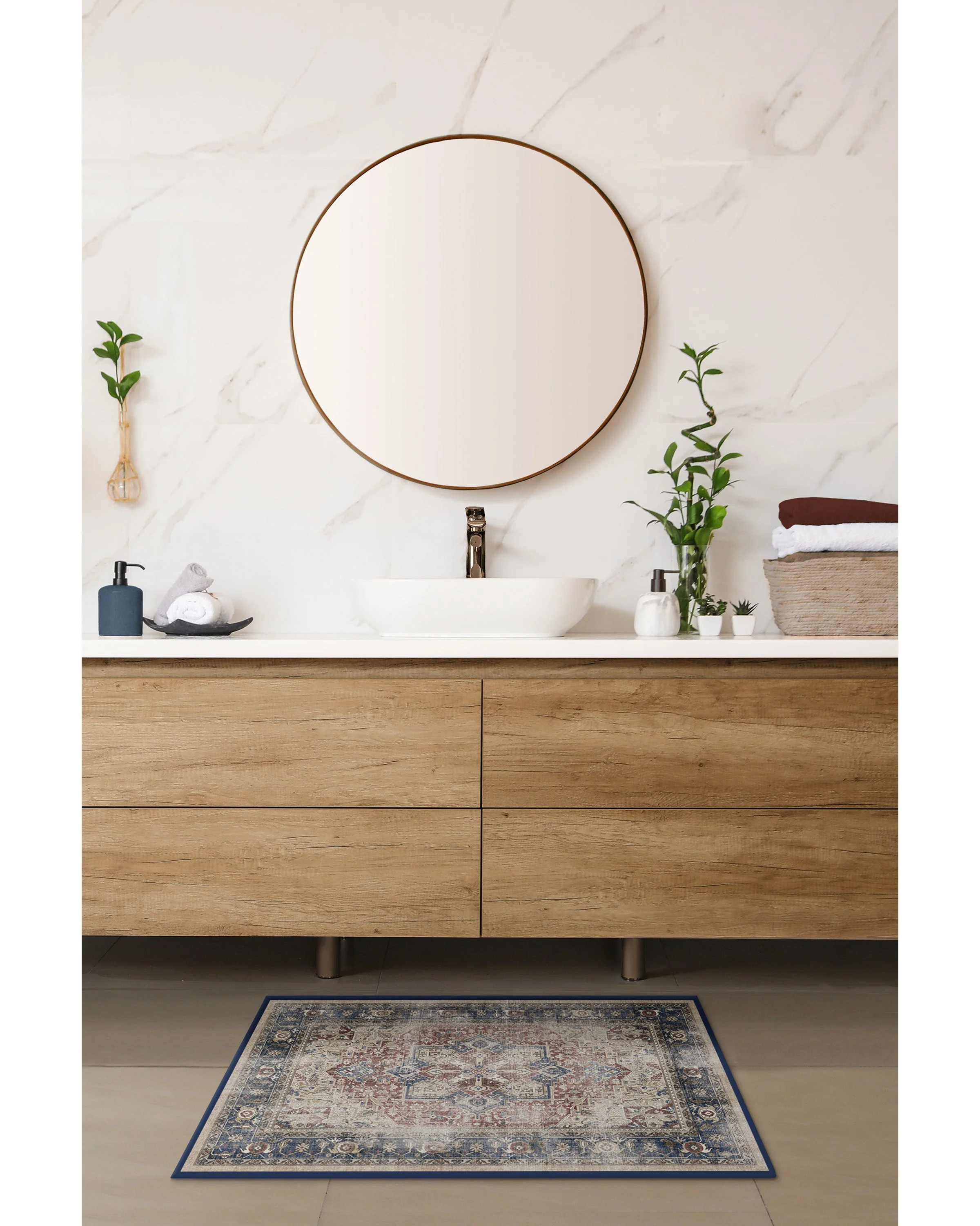 Kamran Royal Blue Rug - Image 18