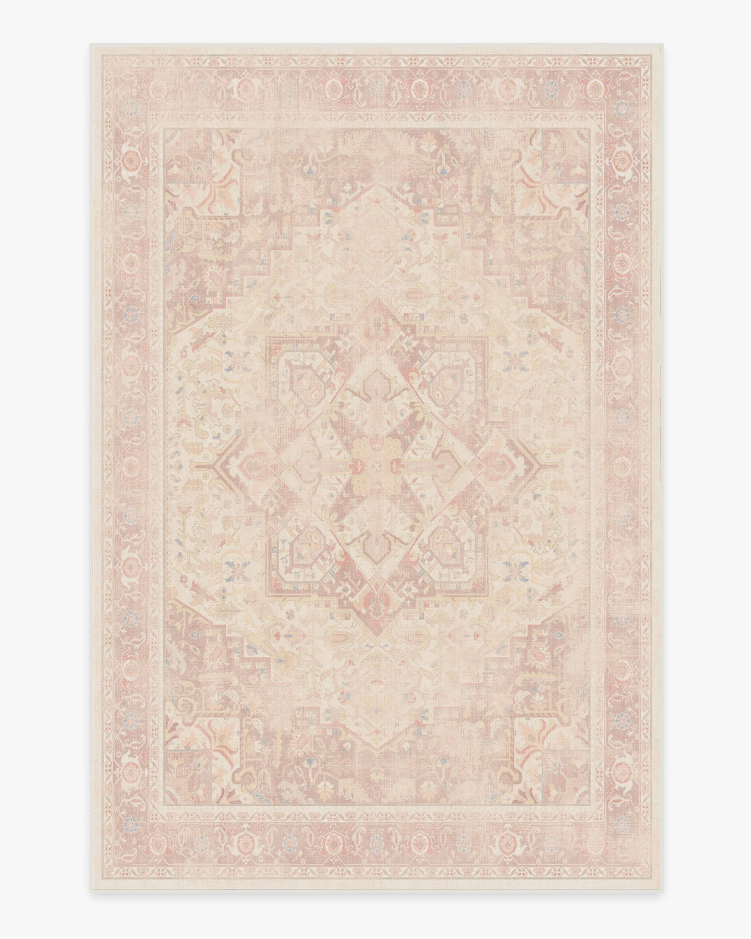 Kamran Soft Pink Flatwoven Rug - Image 15