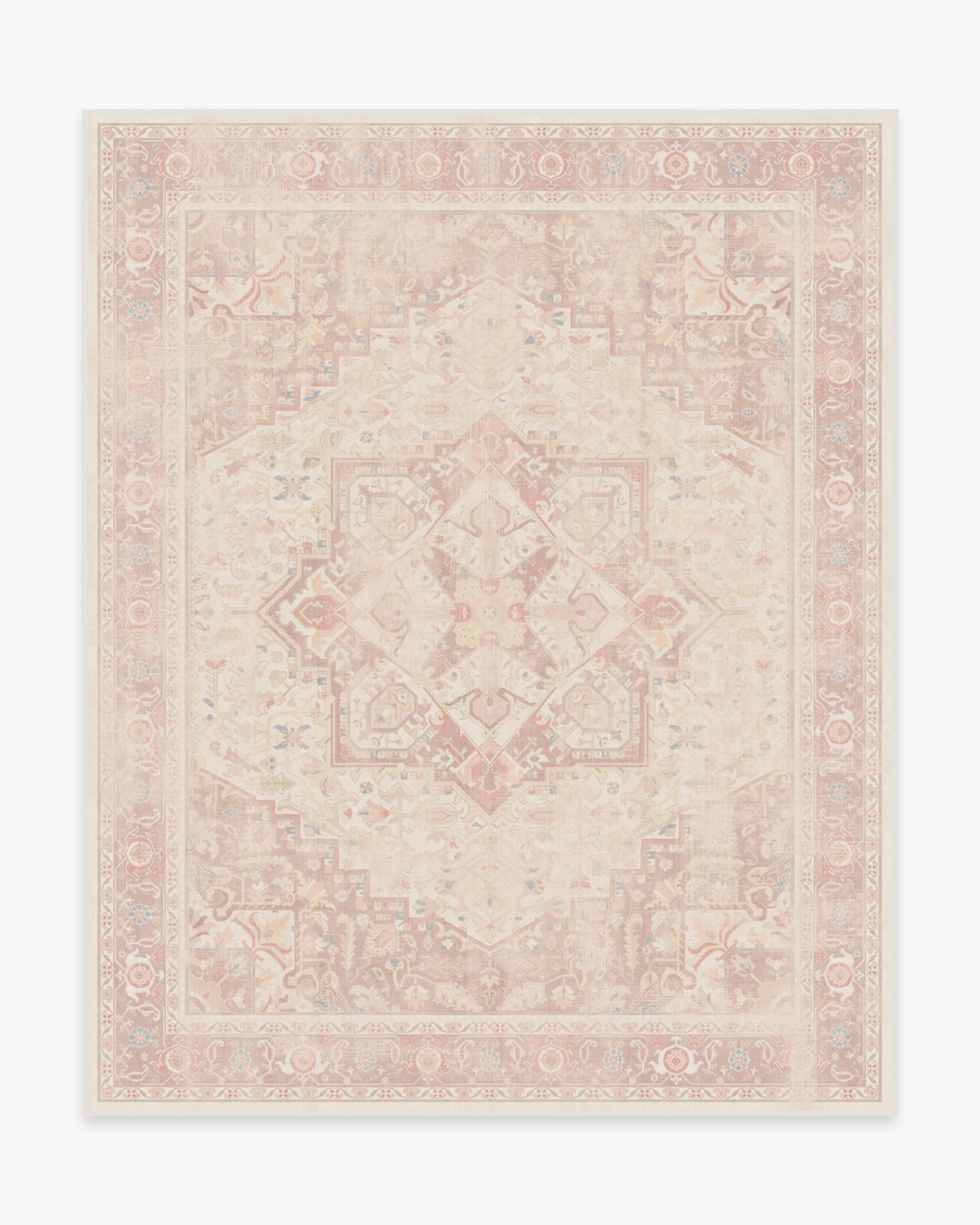 Kamran Soft Pink Rug - Image 9