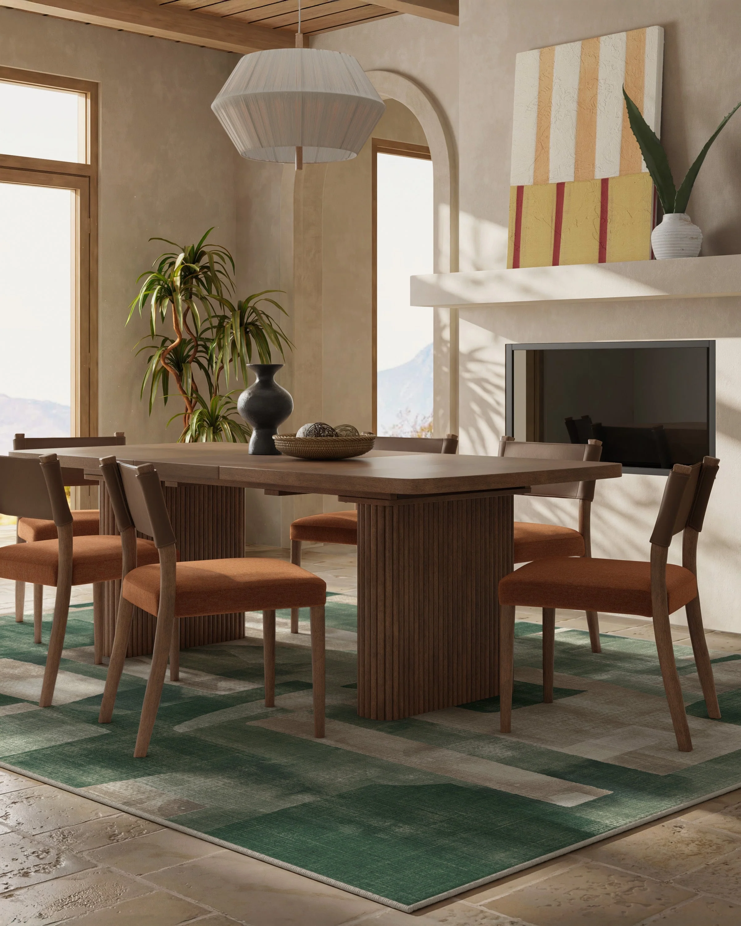 Kasbah Olive Flatwoven Rug - Image 10