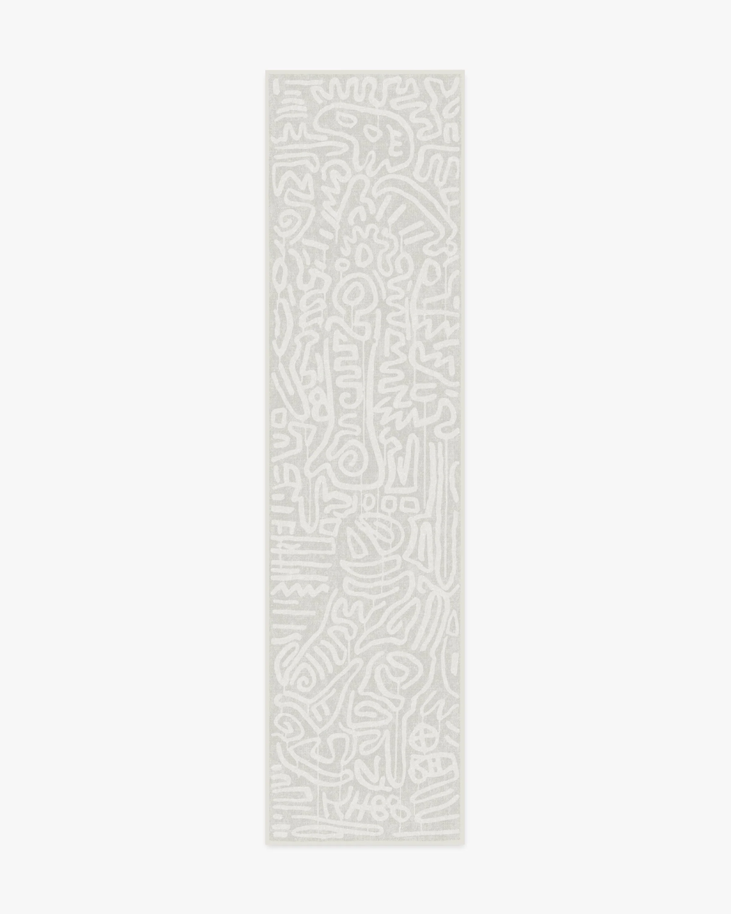 Freestyle Pearl Flatwoven Rug by Keith Haring - Image 10