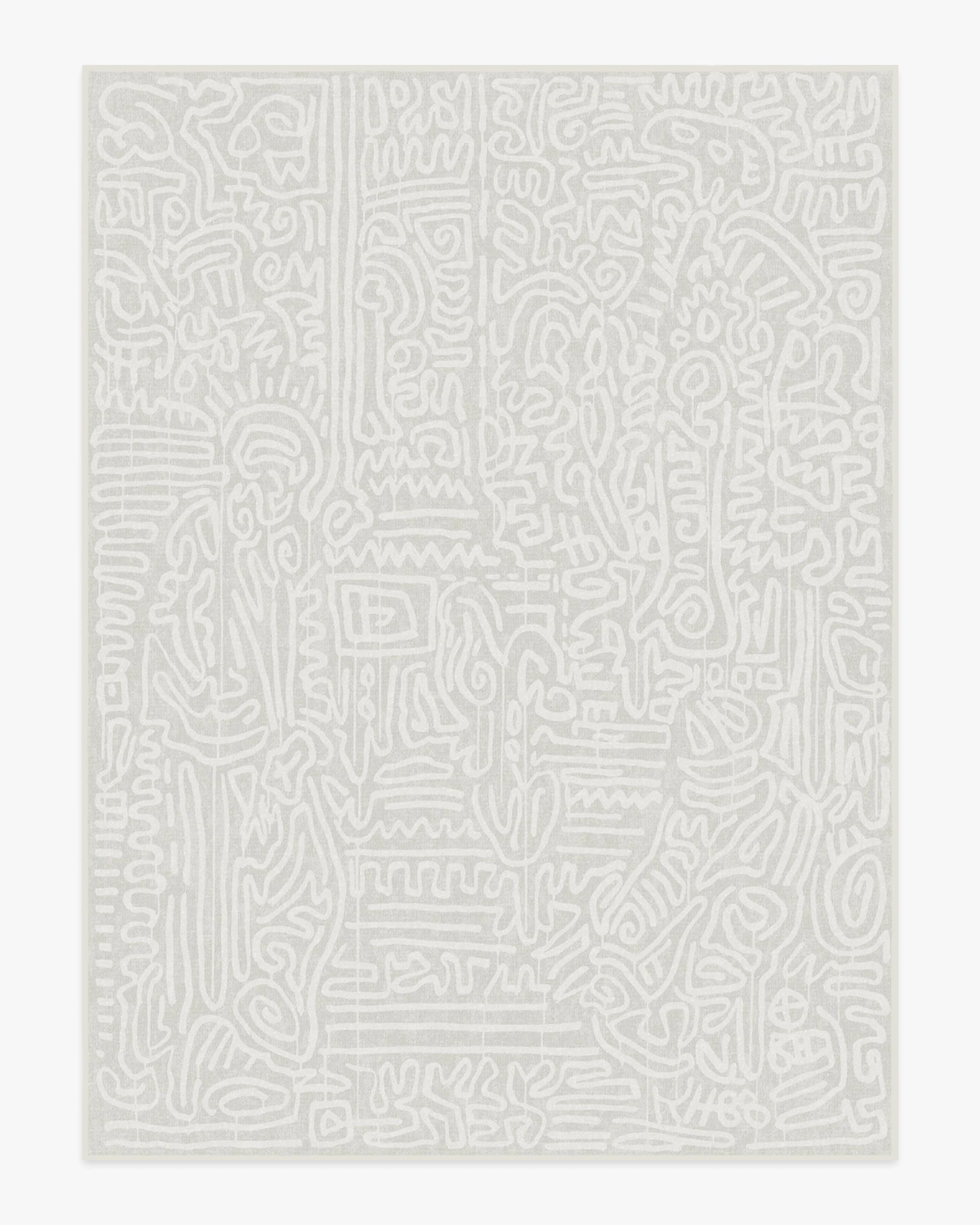 Freestyle Pearl Flatwoven Rug by Keith Haring - Image 15