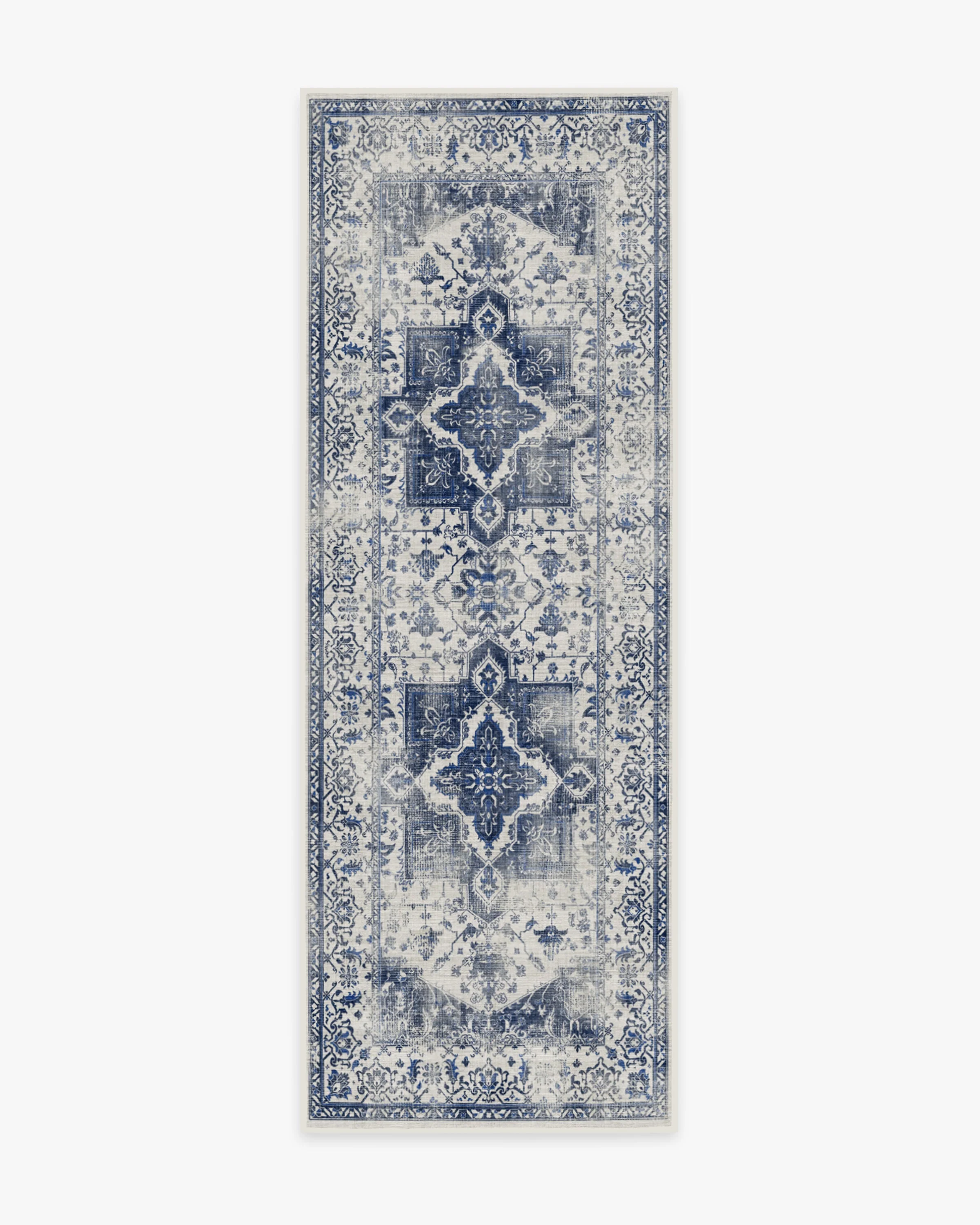 Kira Delft Blue Flatwoven Rug - Image 10