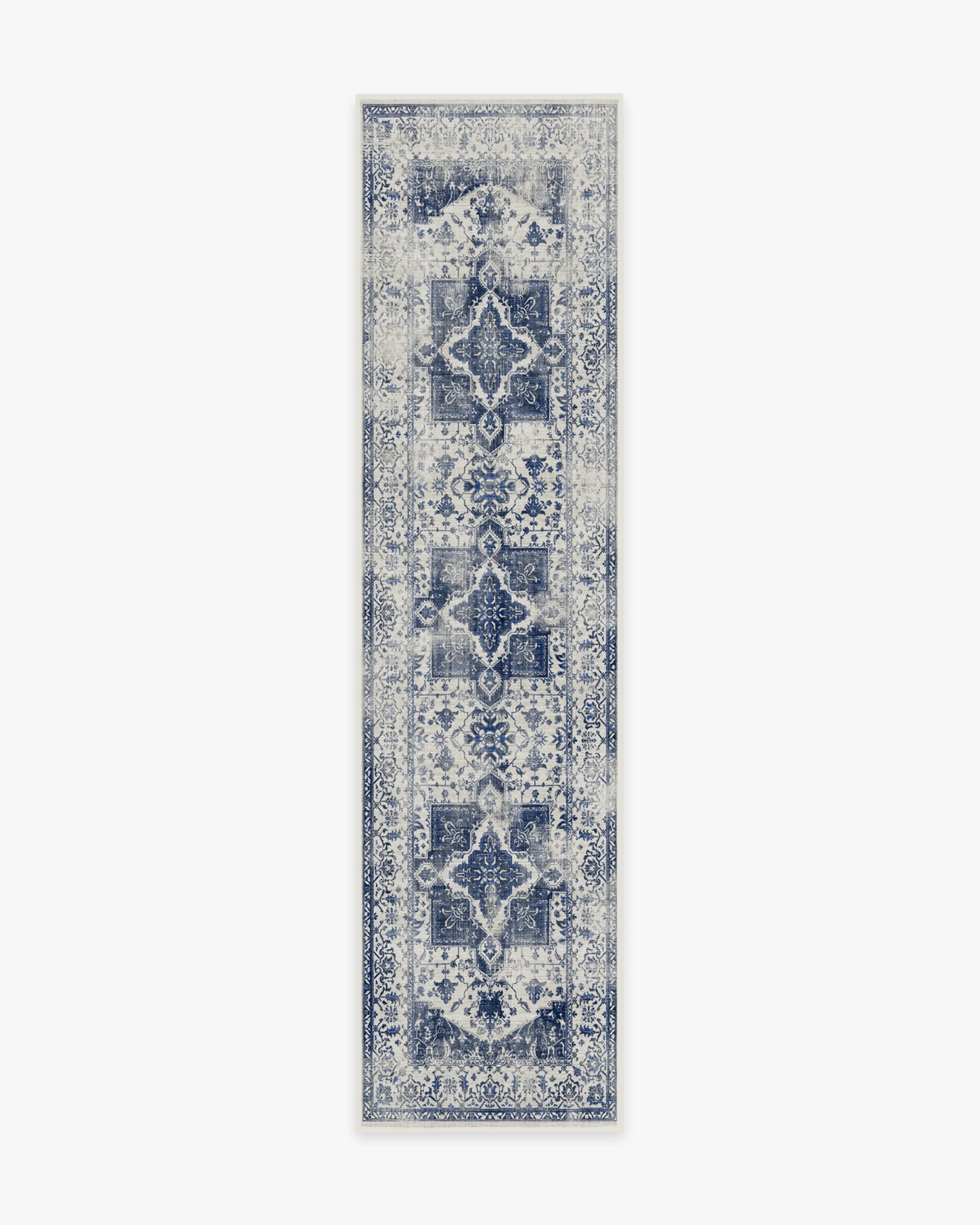 Kira Delft Blue Flatwoven Rug - Image 11