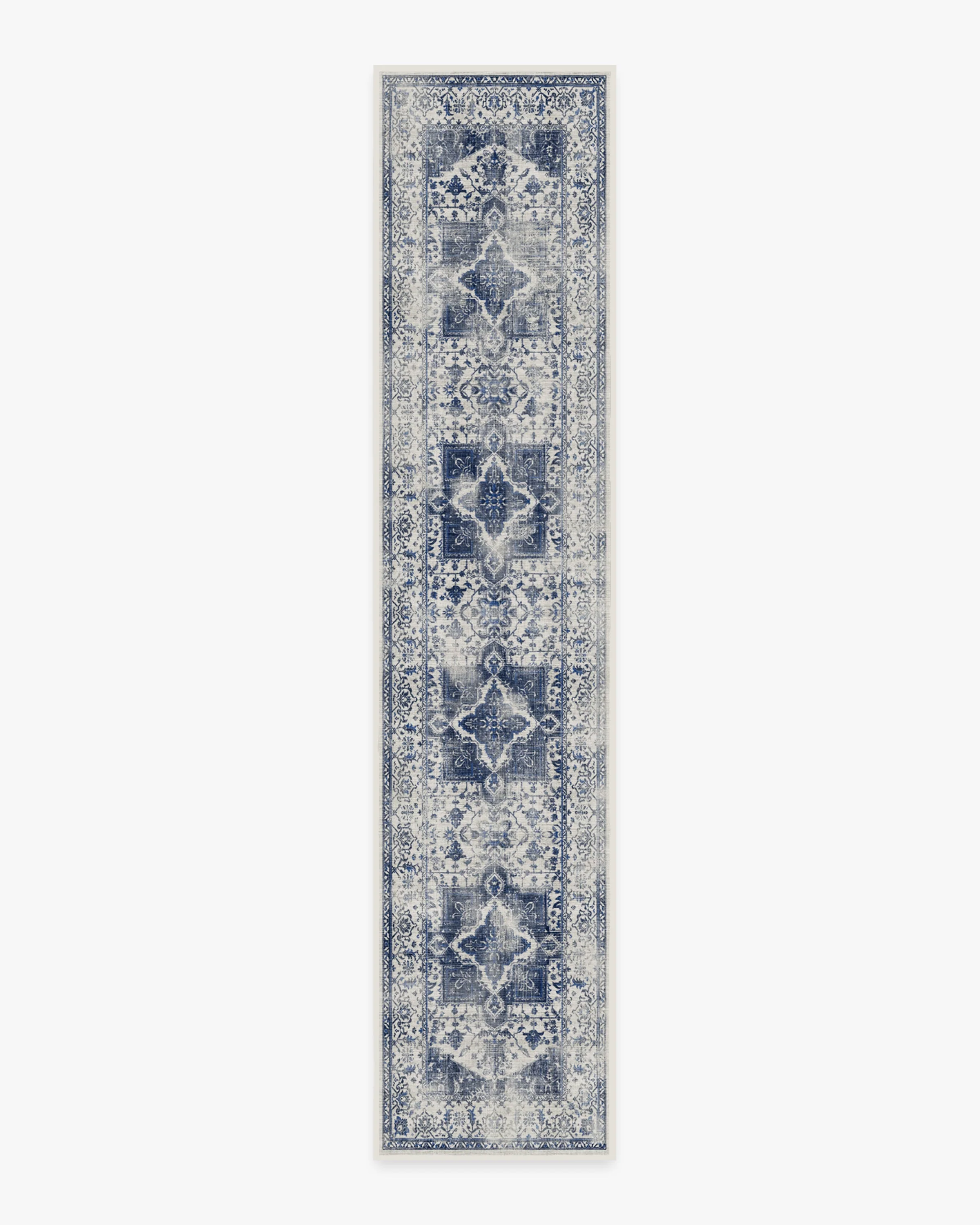 Kira Delft Blue Flatwoven Rug - Image 12