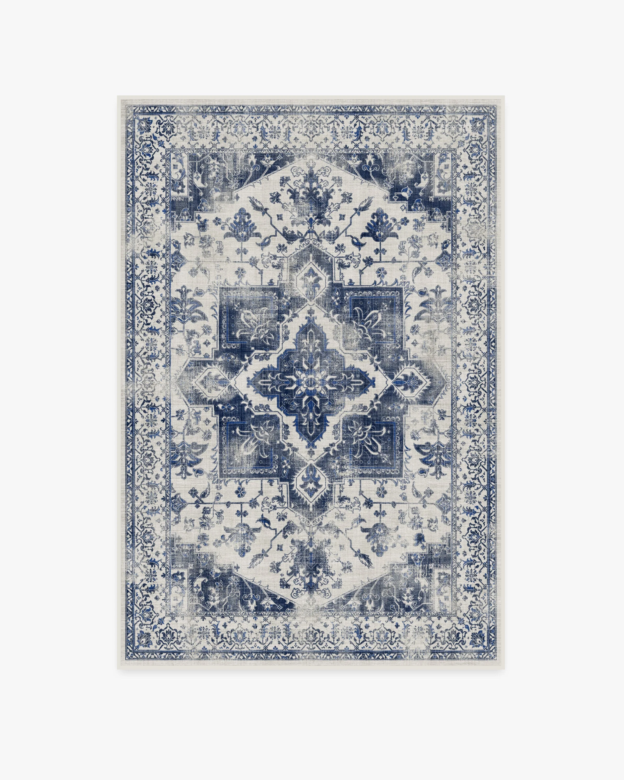 Kira Delft Blue Flatwoven Rug - Image 14