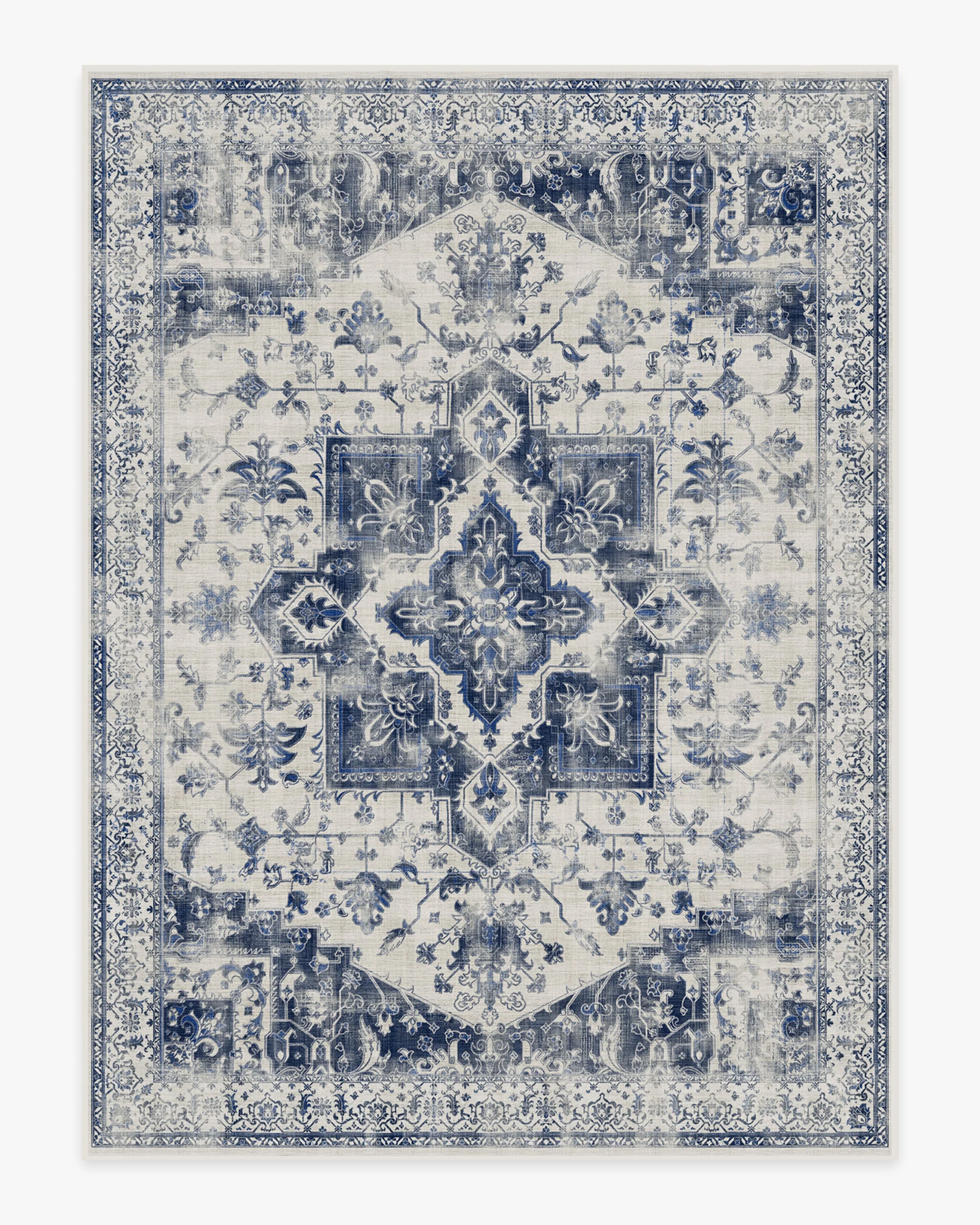 Kira Delft Blue Flatwoven Rug - Image 17
