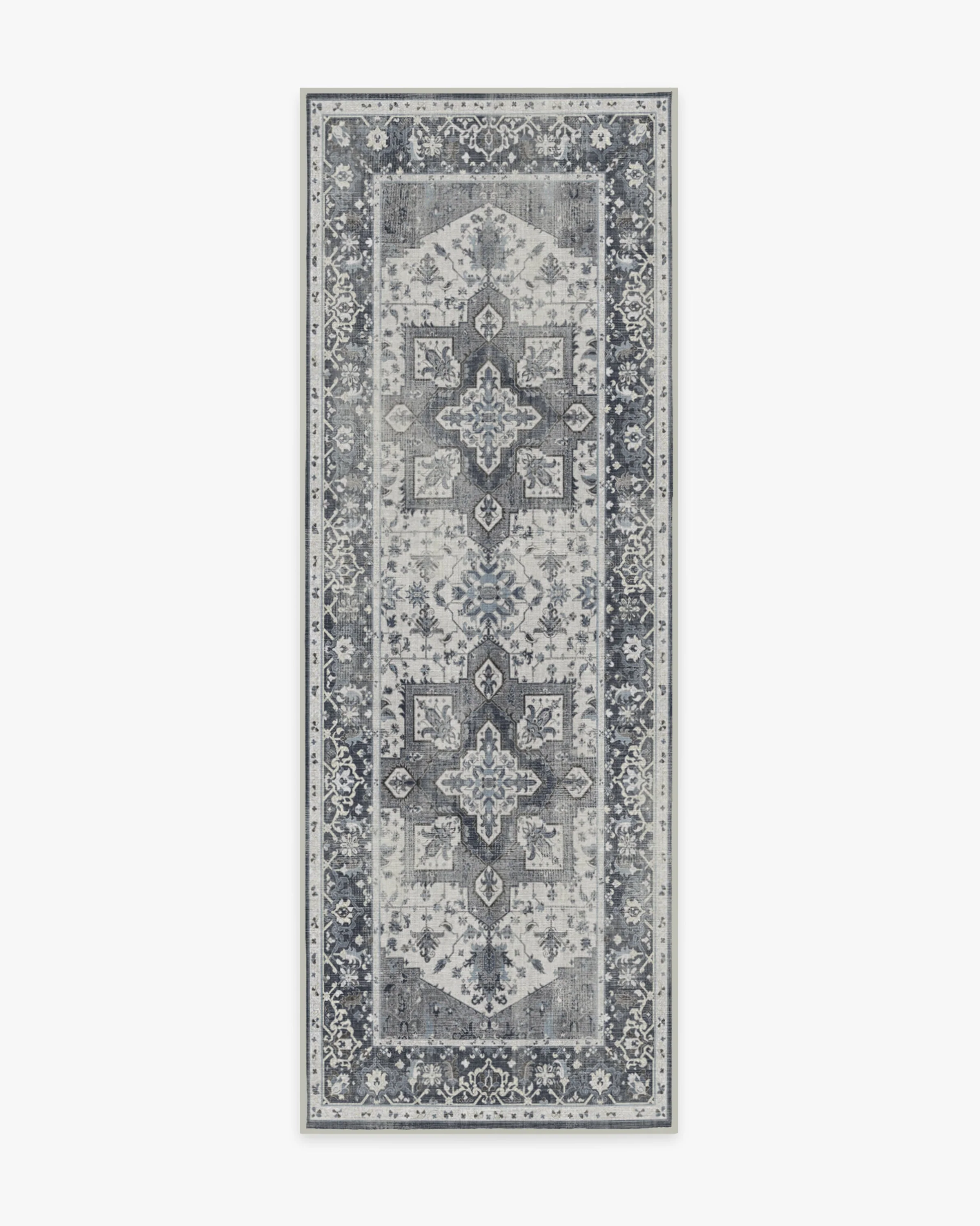 Kira Stone Blue Flatwoven Rug - Image 10