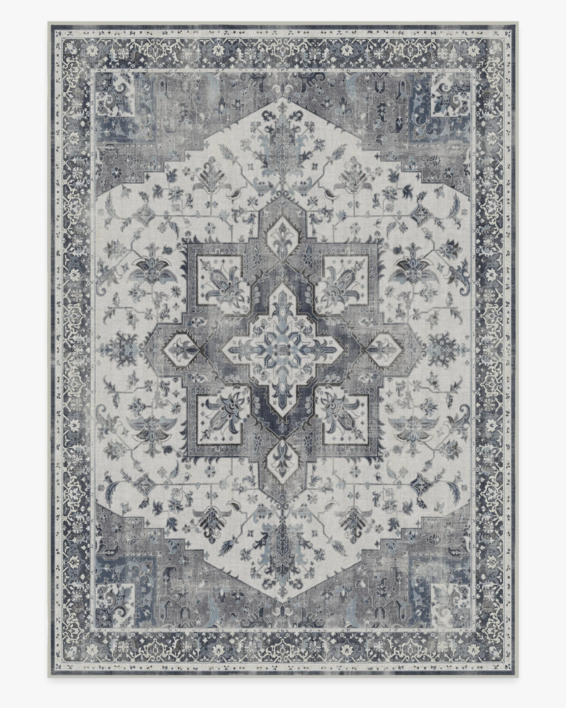 Kira Stone Blue Flatwoven Rug - Image 18