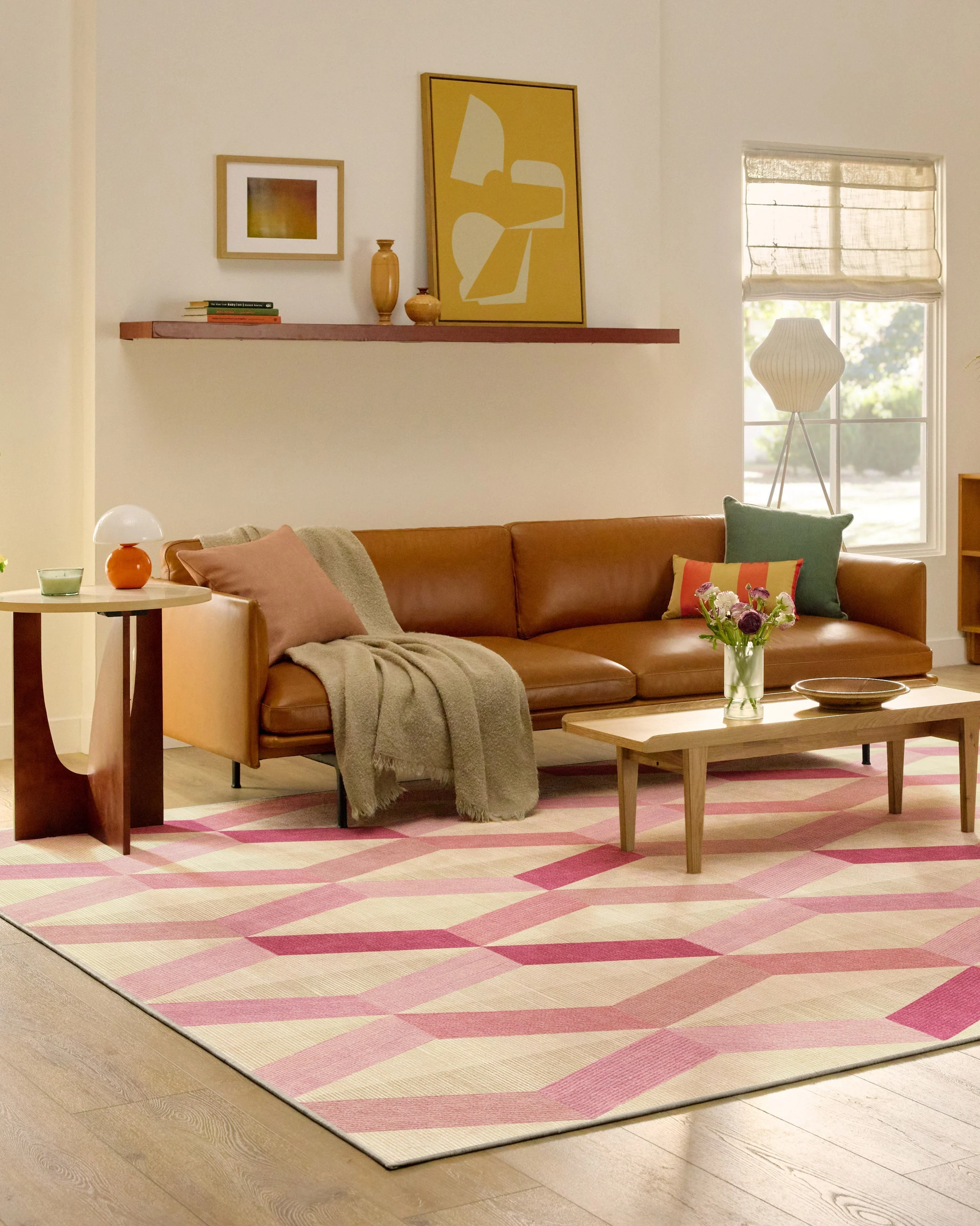 Kya Pink Flatwoven Rug - Image 3