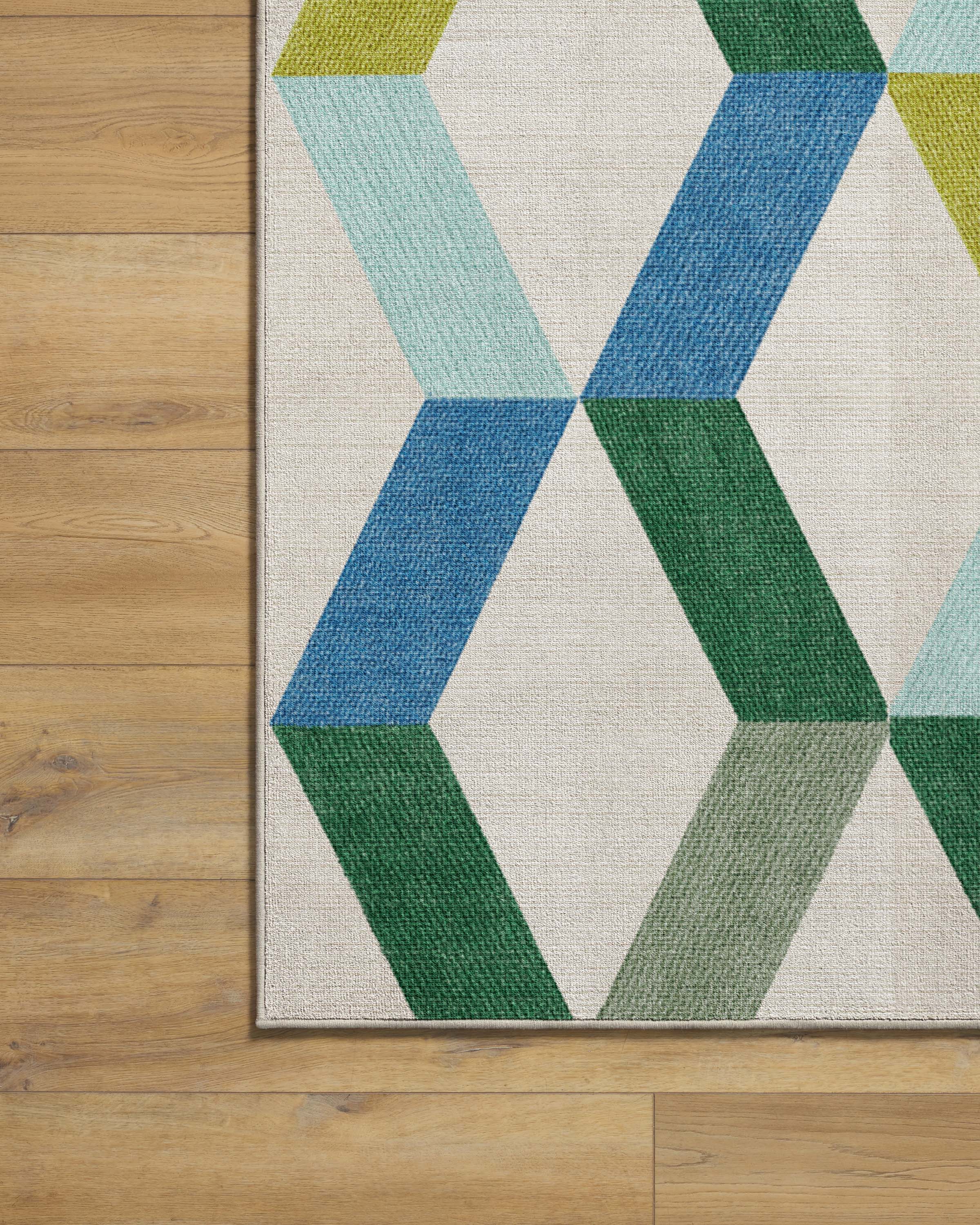 Kya Teal Rug - Image 13