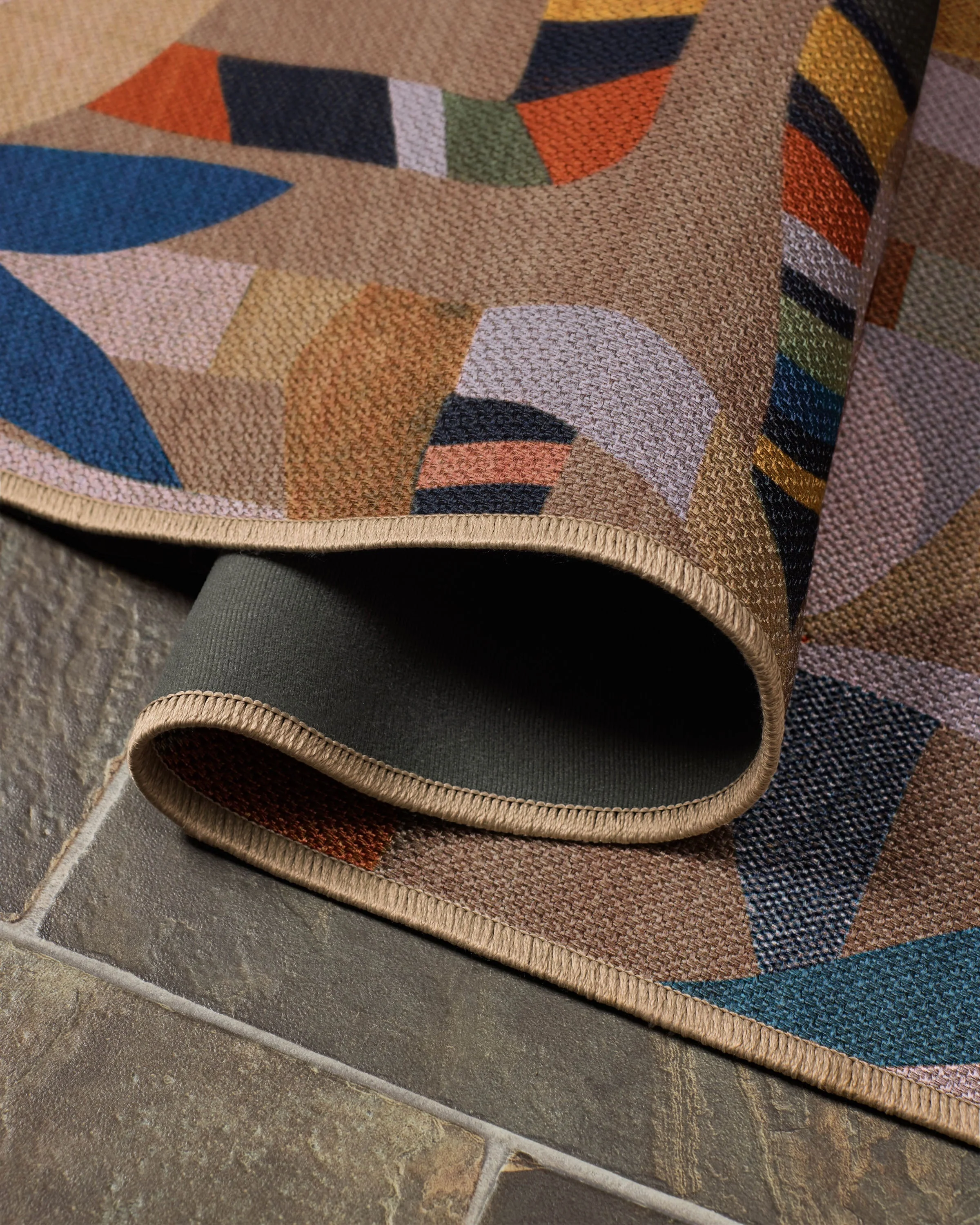 Laguna Natural Multicolor Outdoor Rug - Image 9