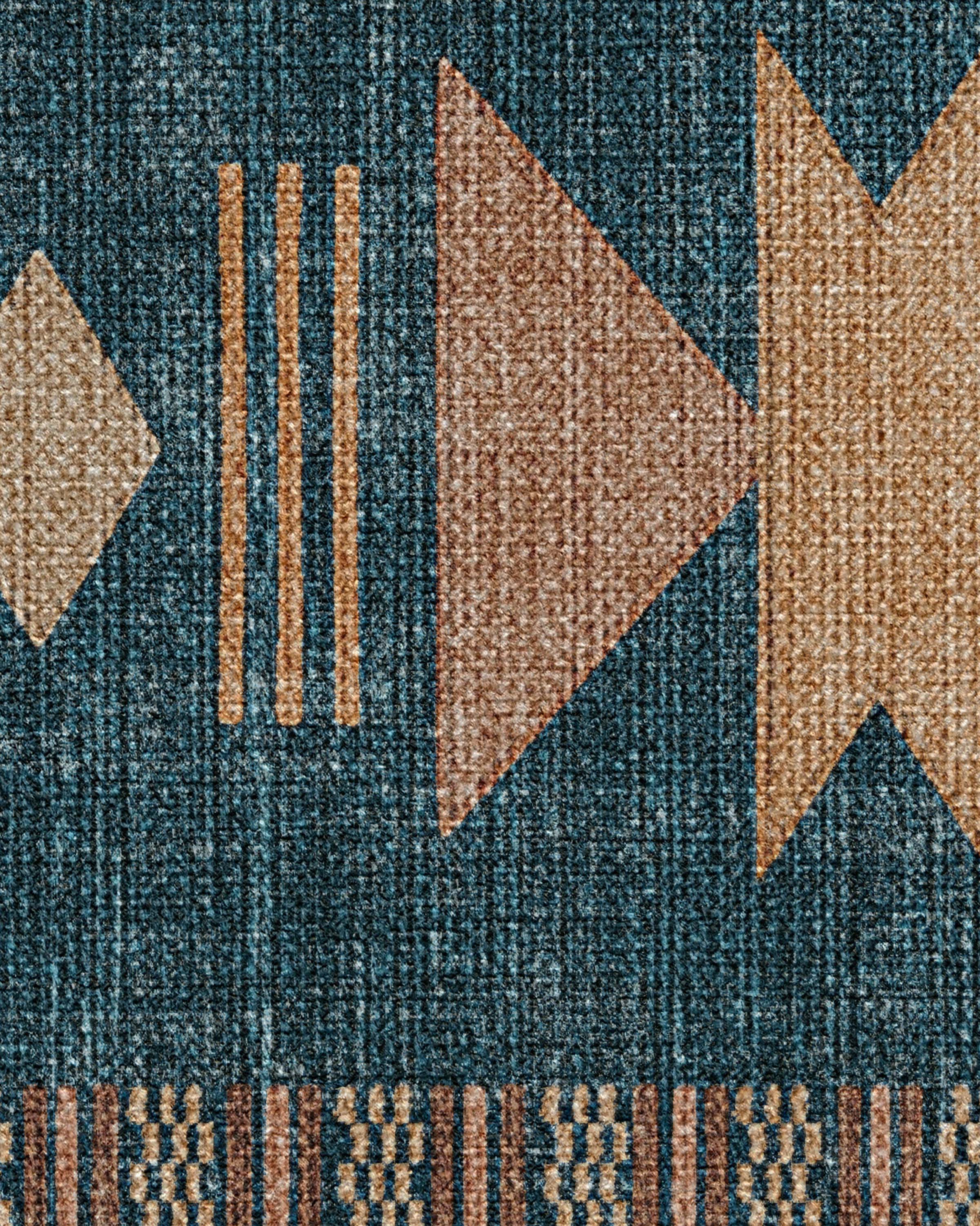 Lark Blue & Rose Rug - Image 12