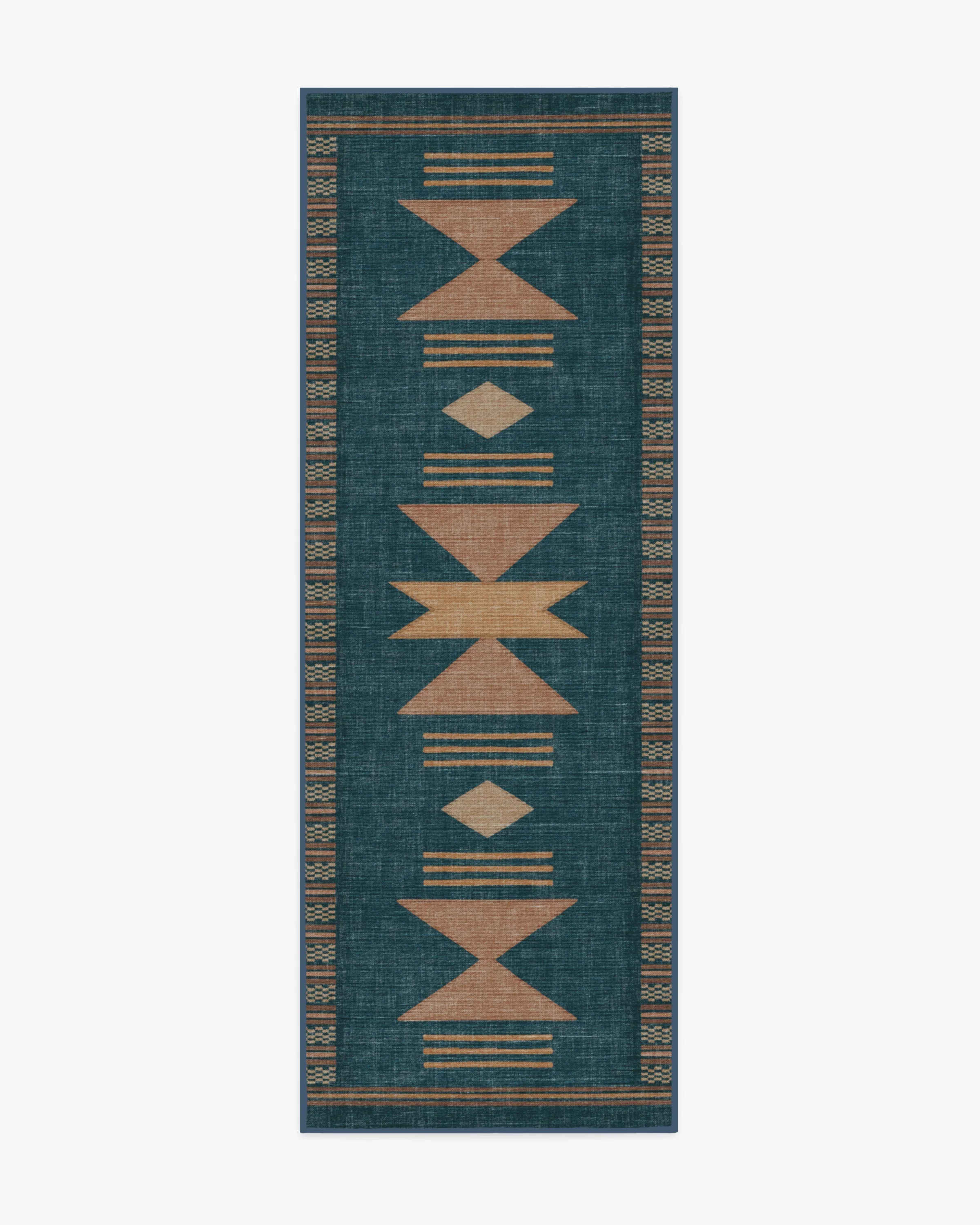 Lark Blue & Rose Rug - Image 2