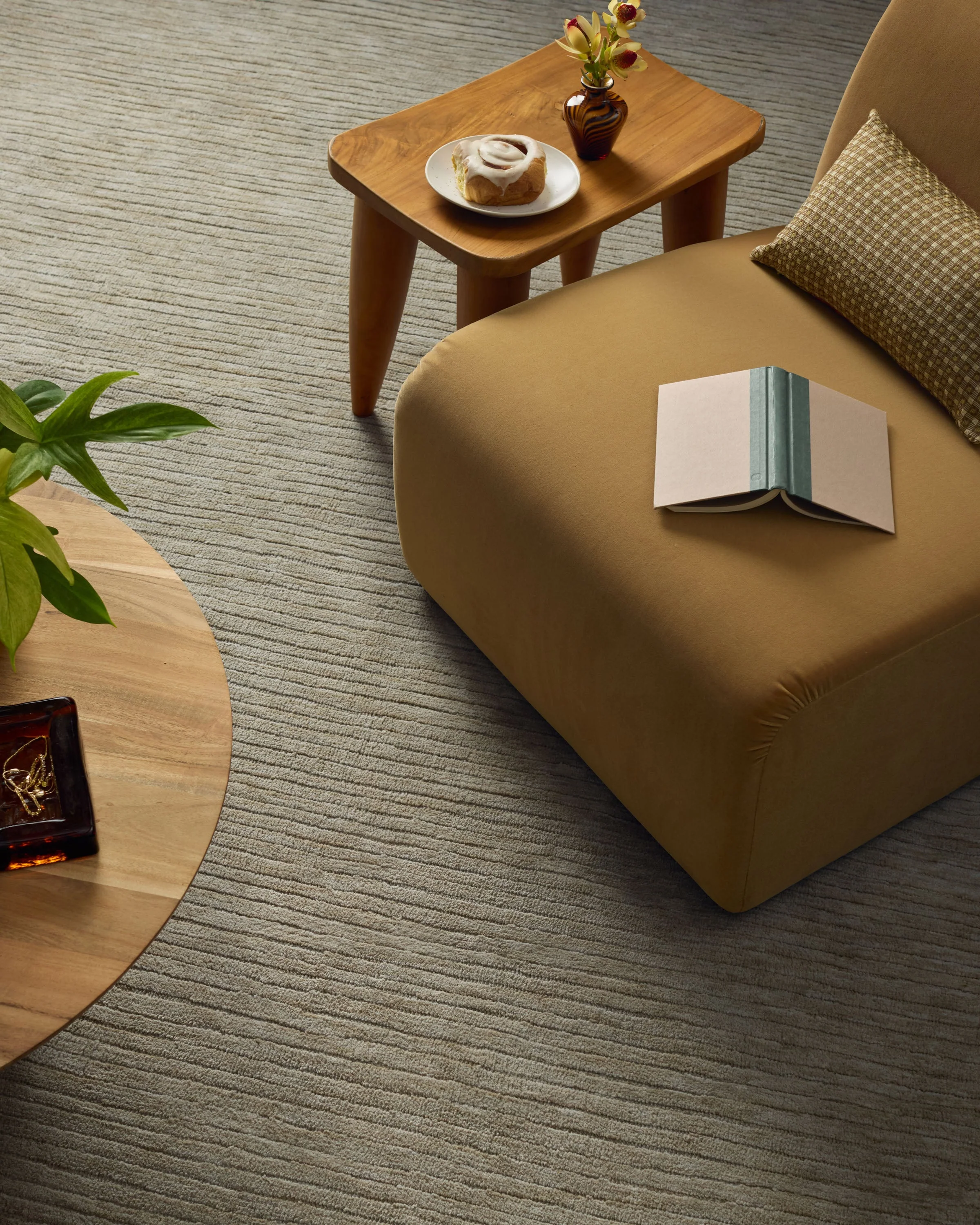 Lennox Sandstone Plush Rug - Image 6