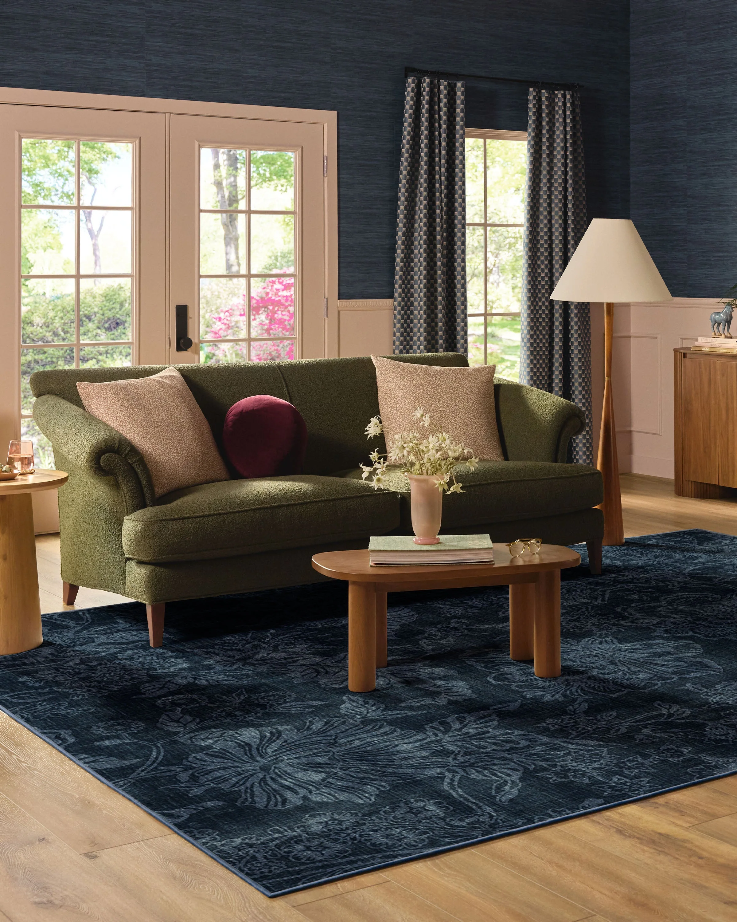Christelle Silhouette Midnight Blue Rug by Liberty - Image 3
