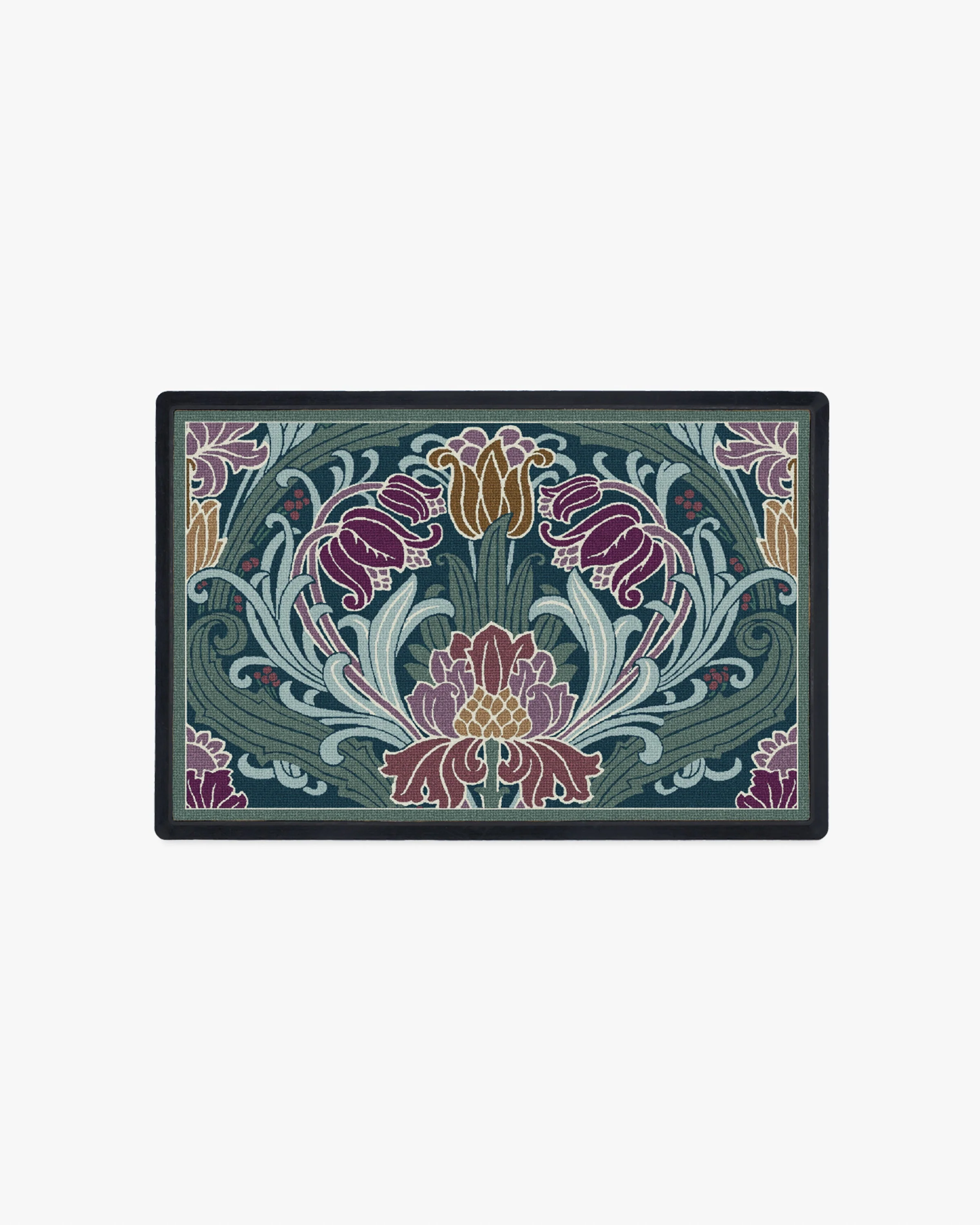 Flourish Teal Doormat by Liberty