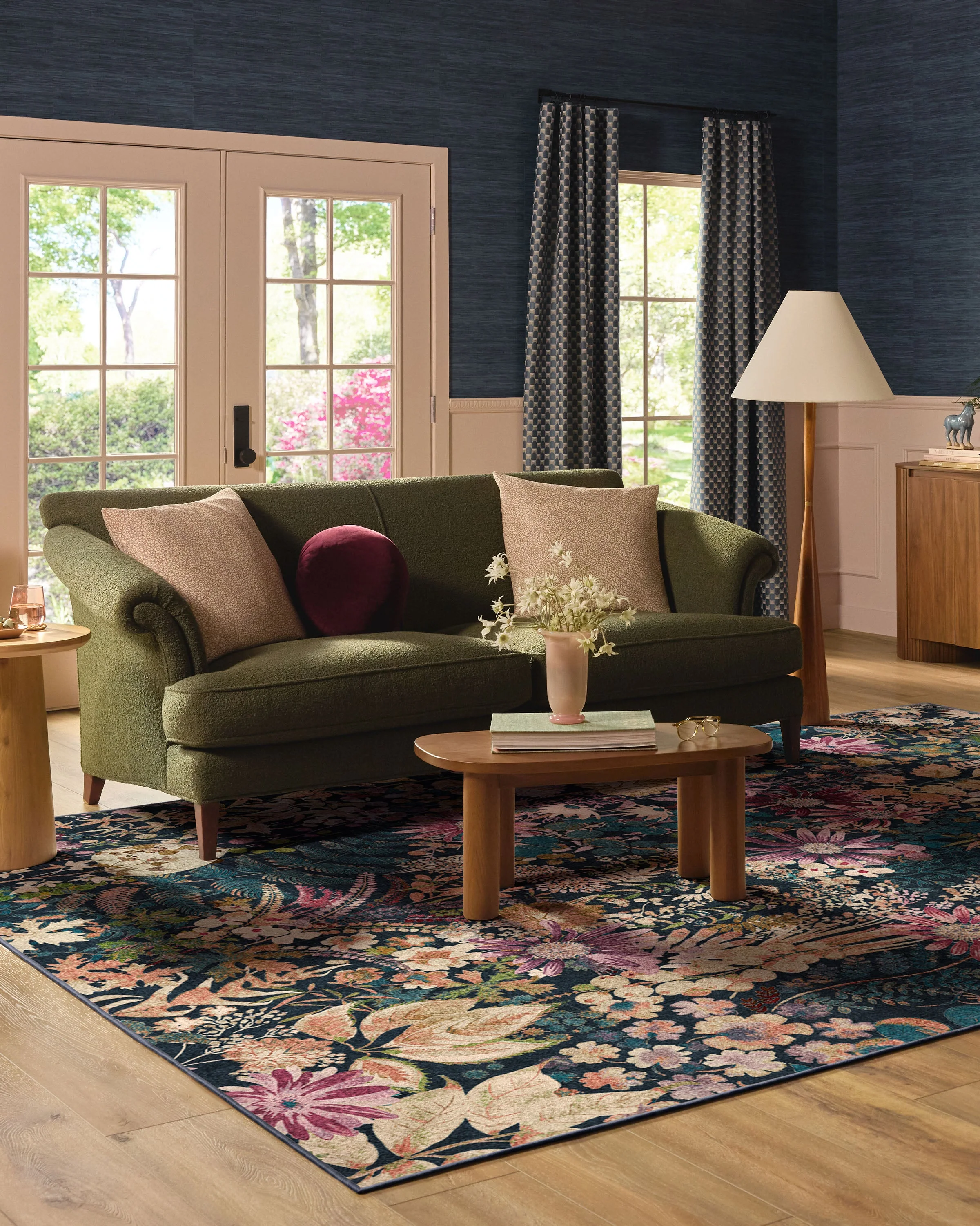 Fresco Midnight Rug by Liberty - Image 4