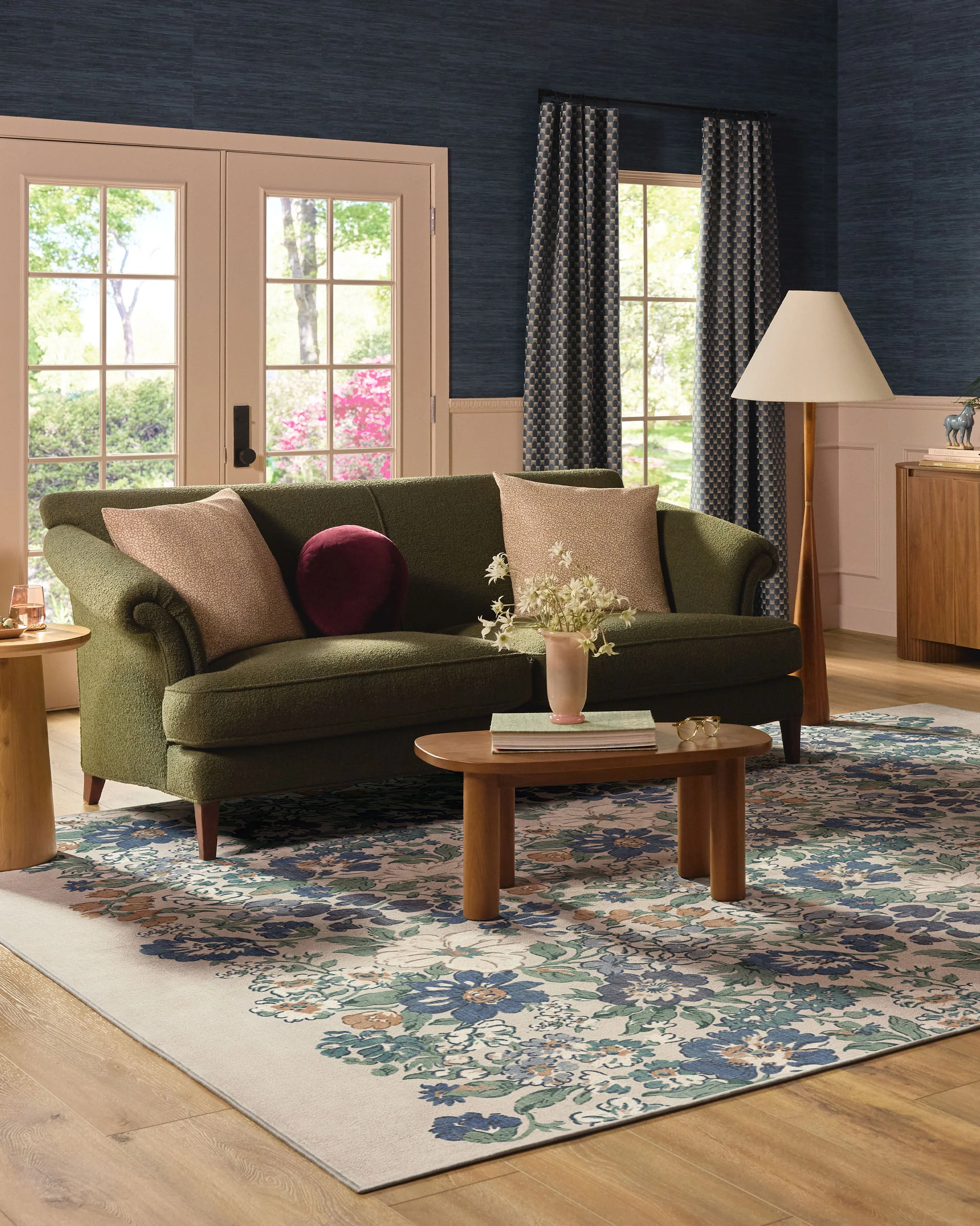 Honeydew Blue Rug by Liberty - Image 4