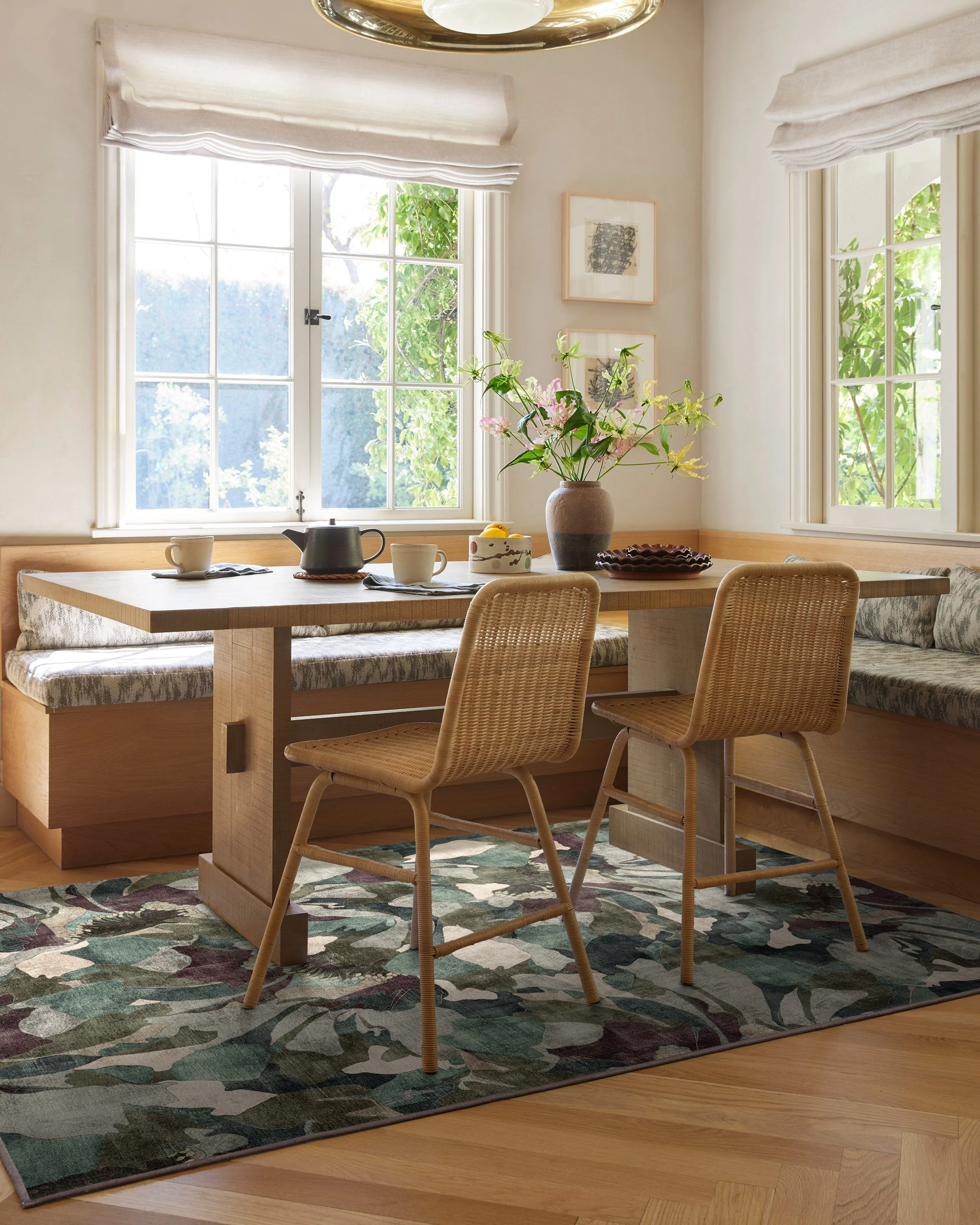 Peony Promenade Aubergine Rug by Liberty - Image 5