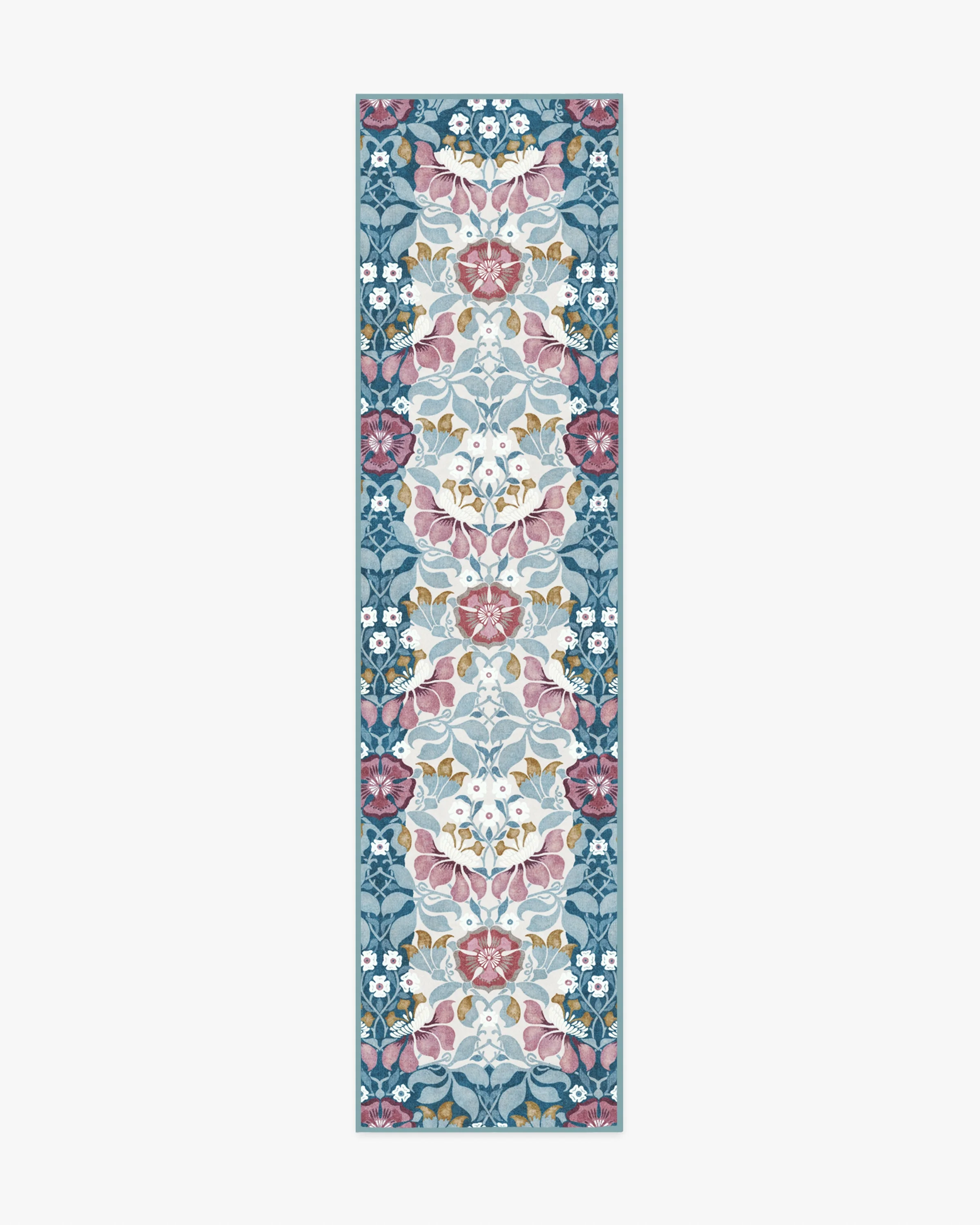 Persephone Ivory & Blue Rug by Liberty - Image 10