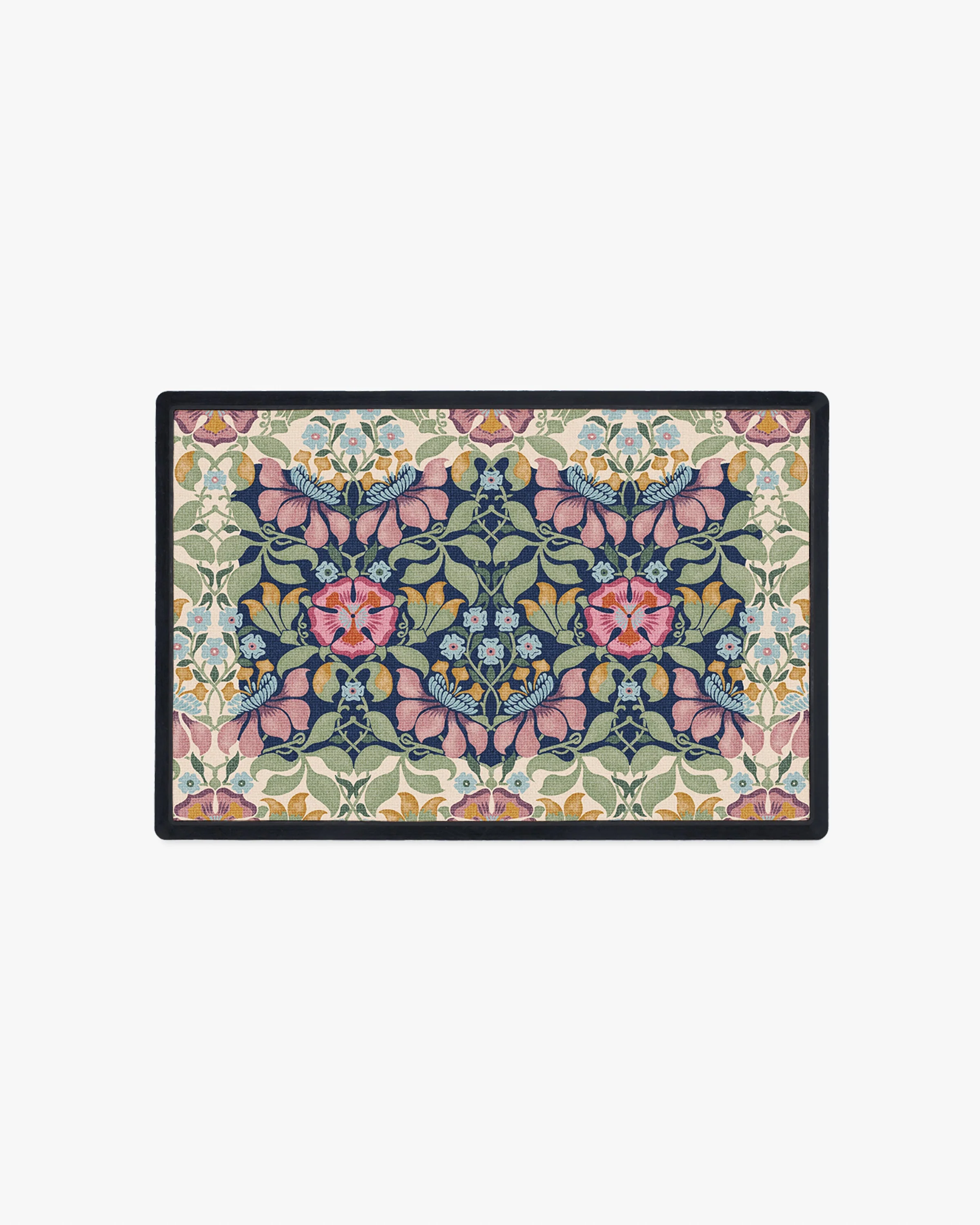 Persephone Midnight & Cream Doormat by Liberty