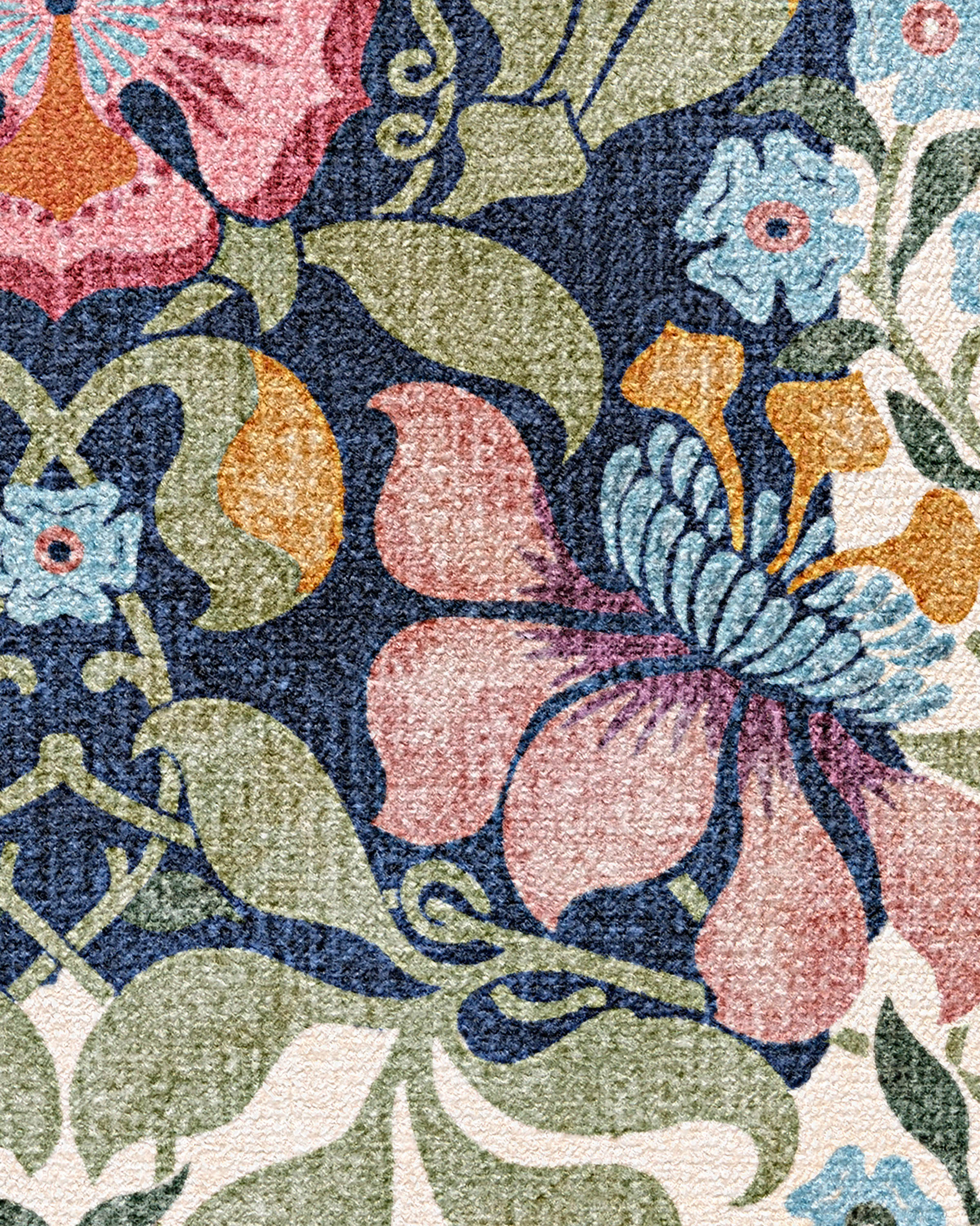 Persephone Midnight & Cream Rug by Liberty - Image 6