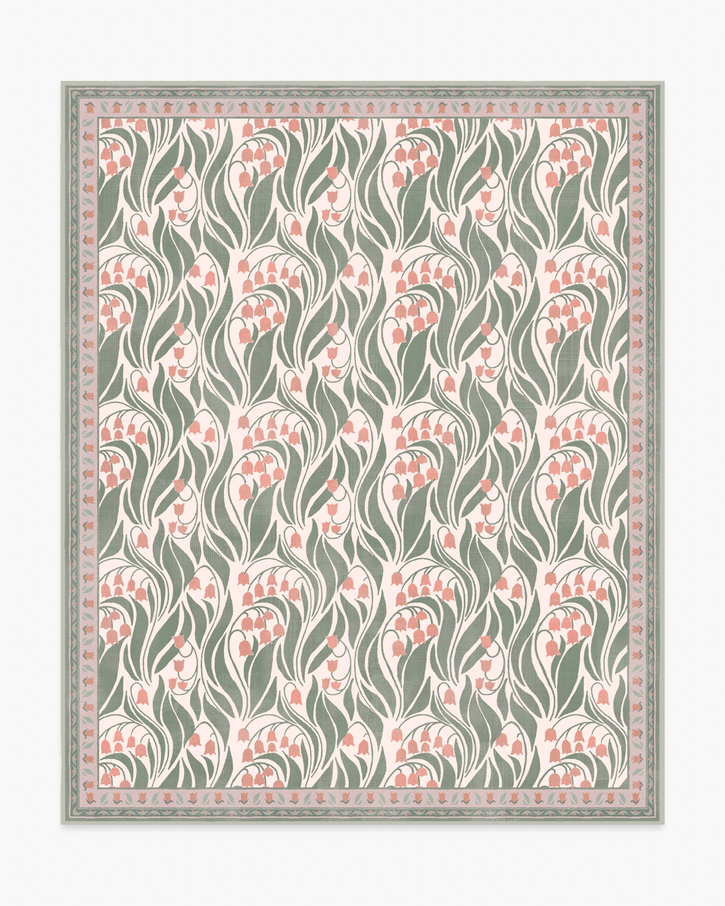 Lila Cream & Coral Flatwoven Rug - Image 6