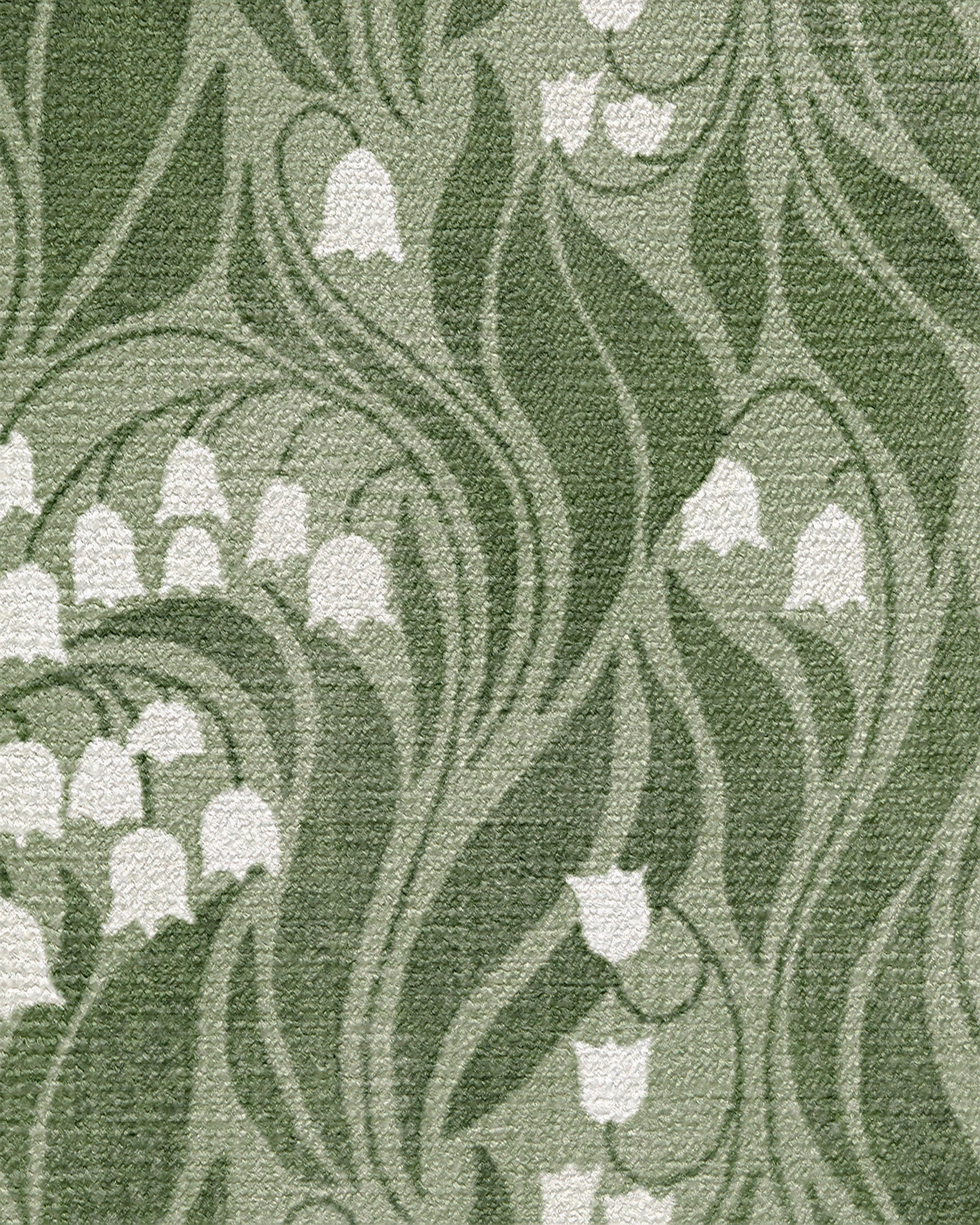 Lila Green & Ivory Rug - Image 12