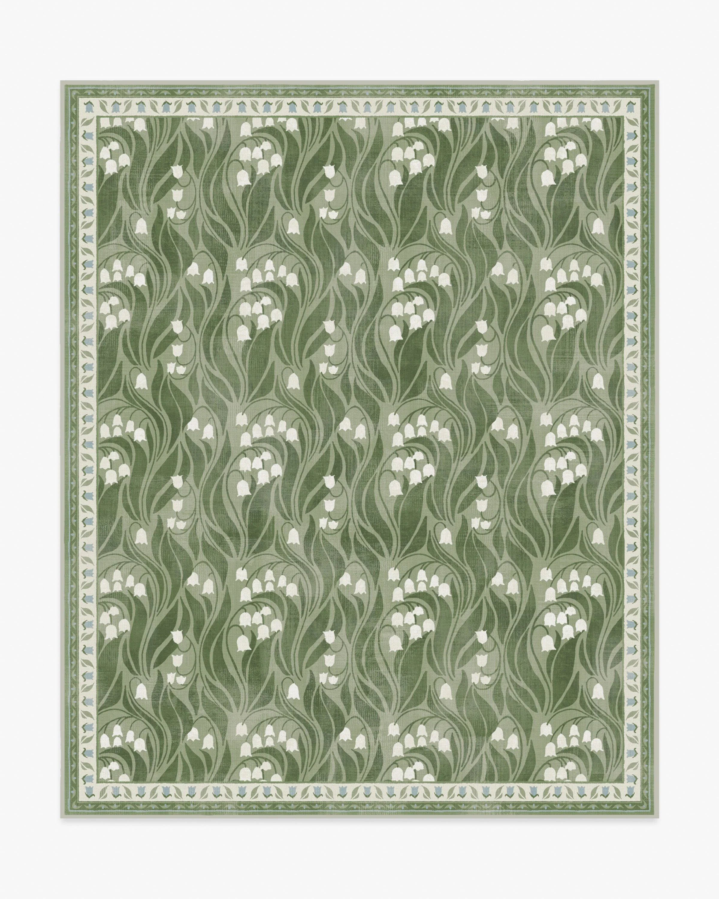 Lila Green & Ivory Rug - Image 6