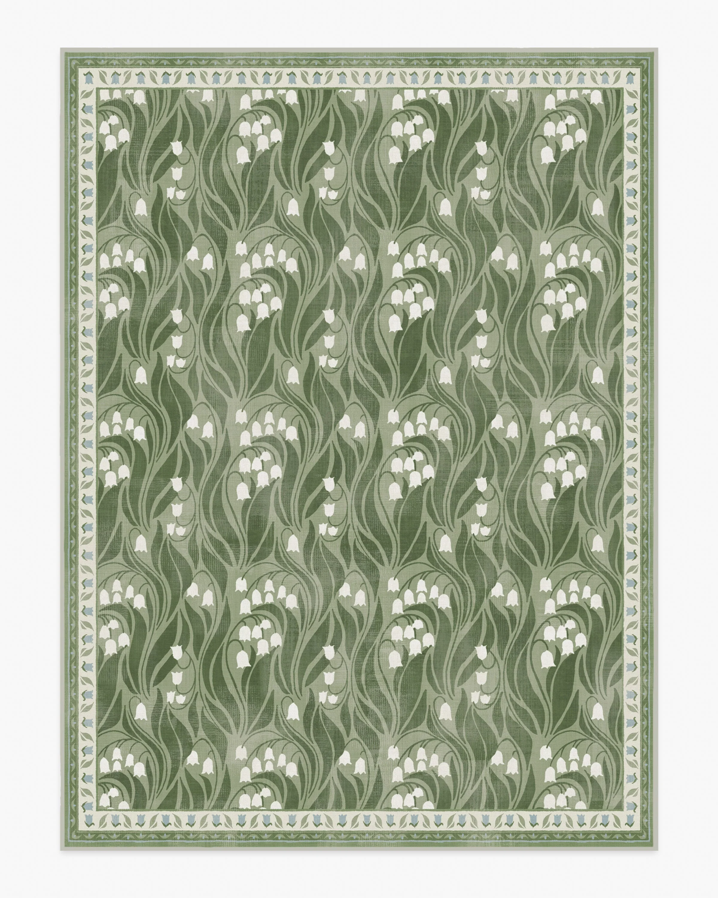 Lila Green & Ivory Rug - Image 7