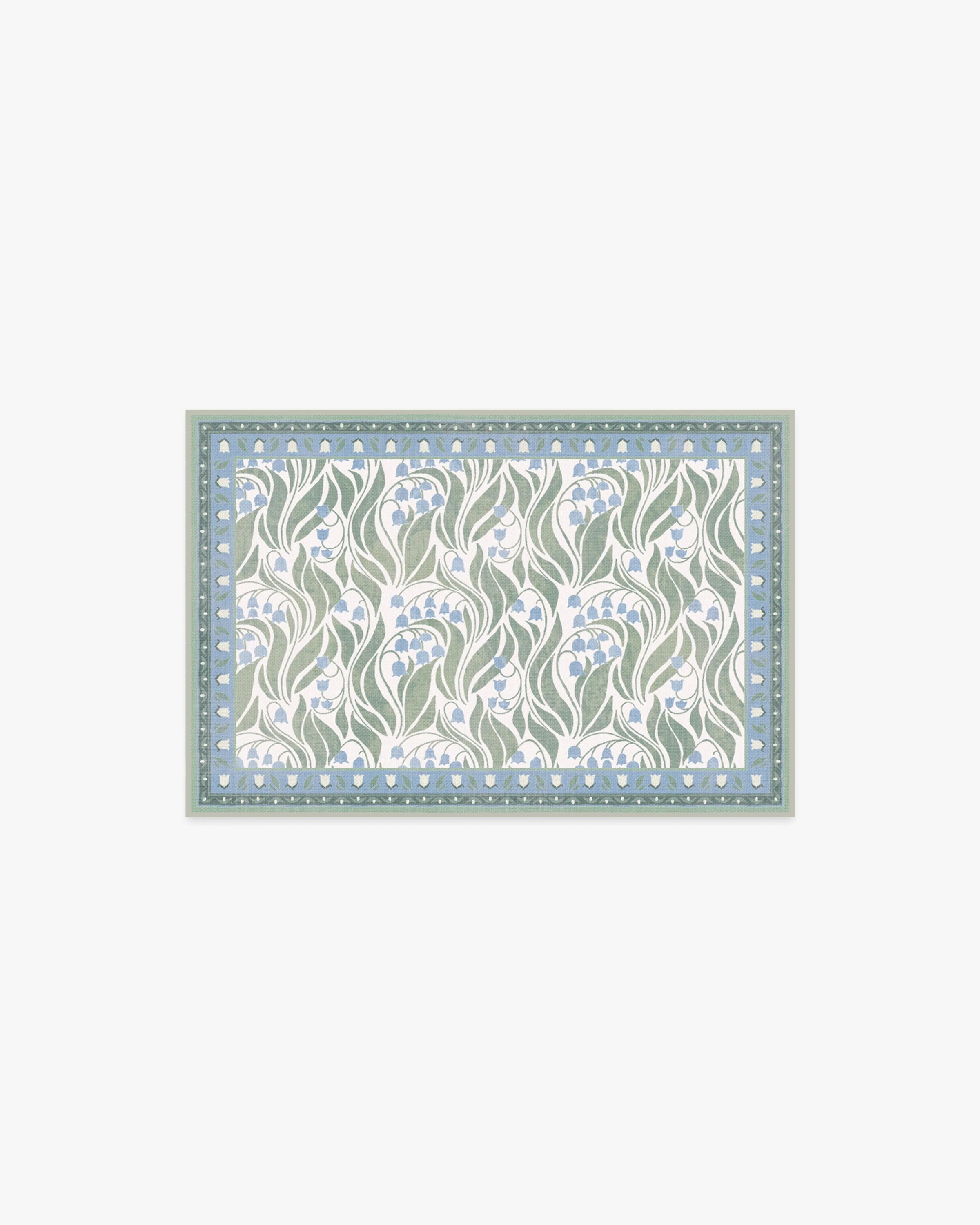 Lila Ivory & Soft Blue Rug - Image 2